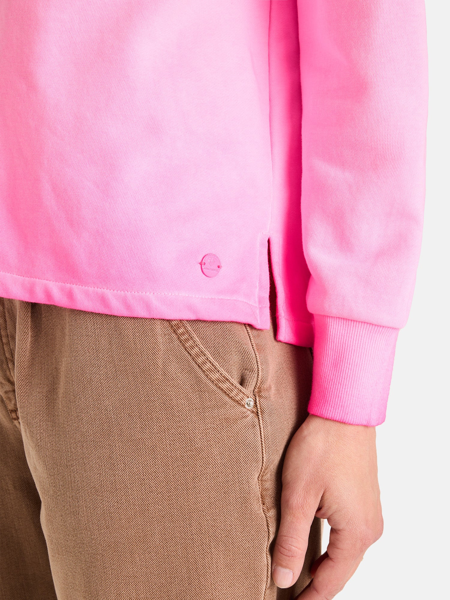 Lieblingsstück LindaL Hoodie neon pink aus Baumwolle