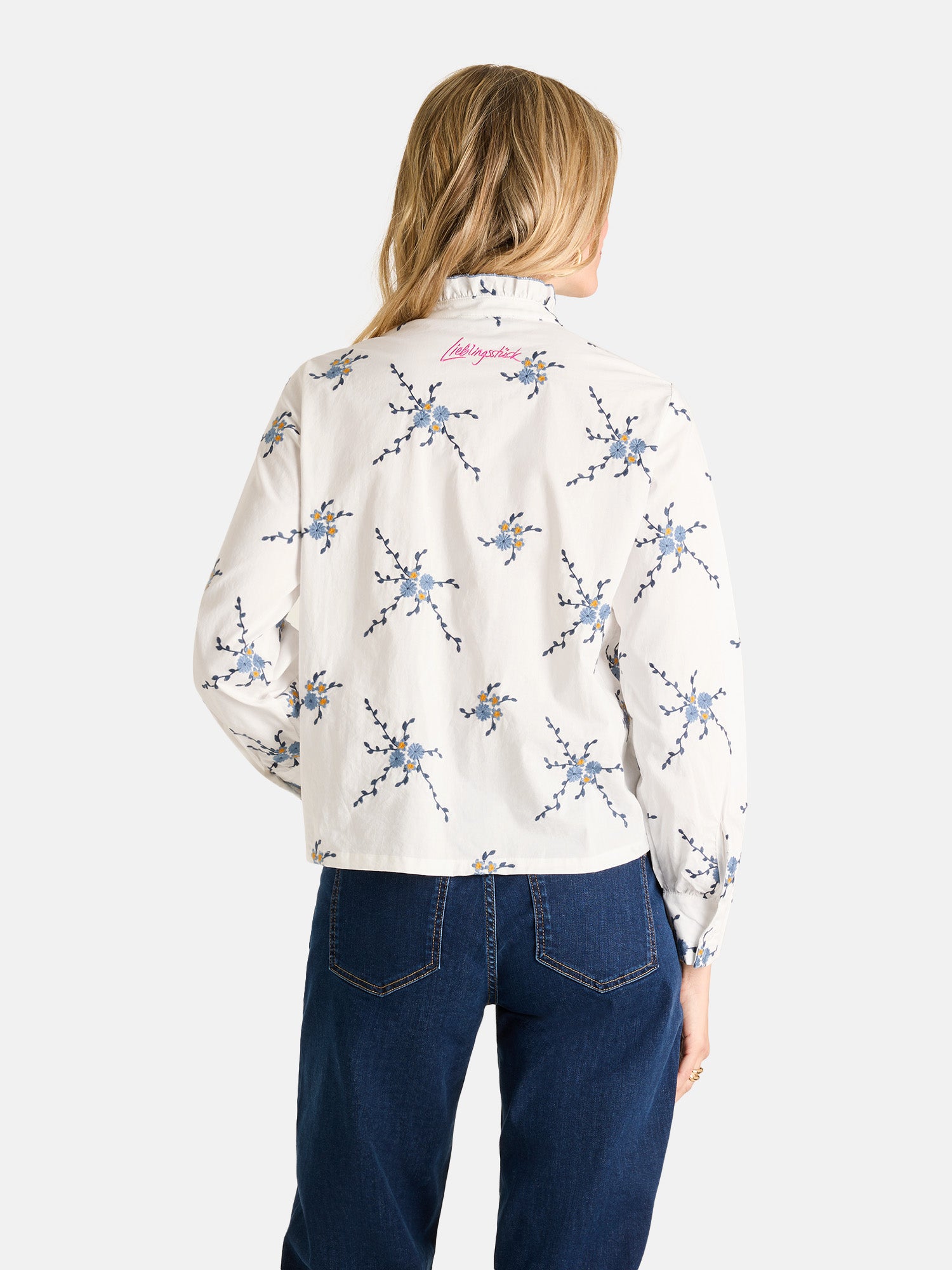 Lieblingsstück AlieenL Bluse Baumwolle offwhite