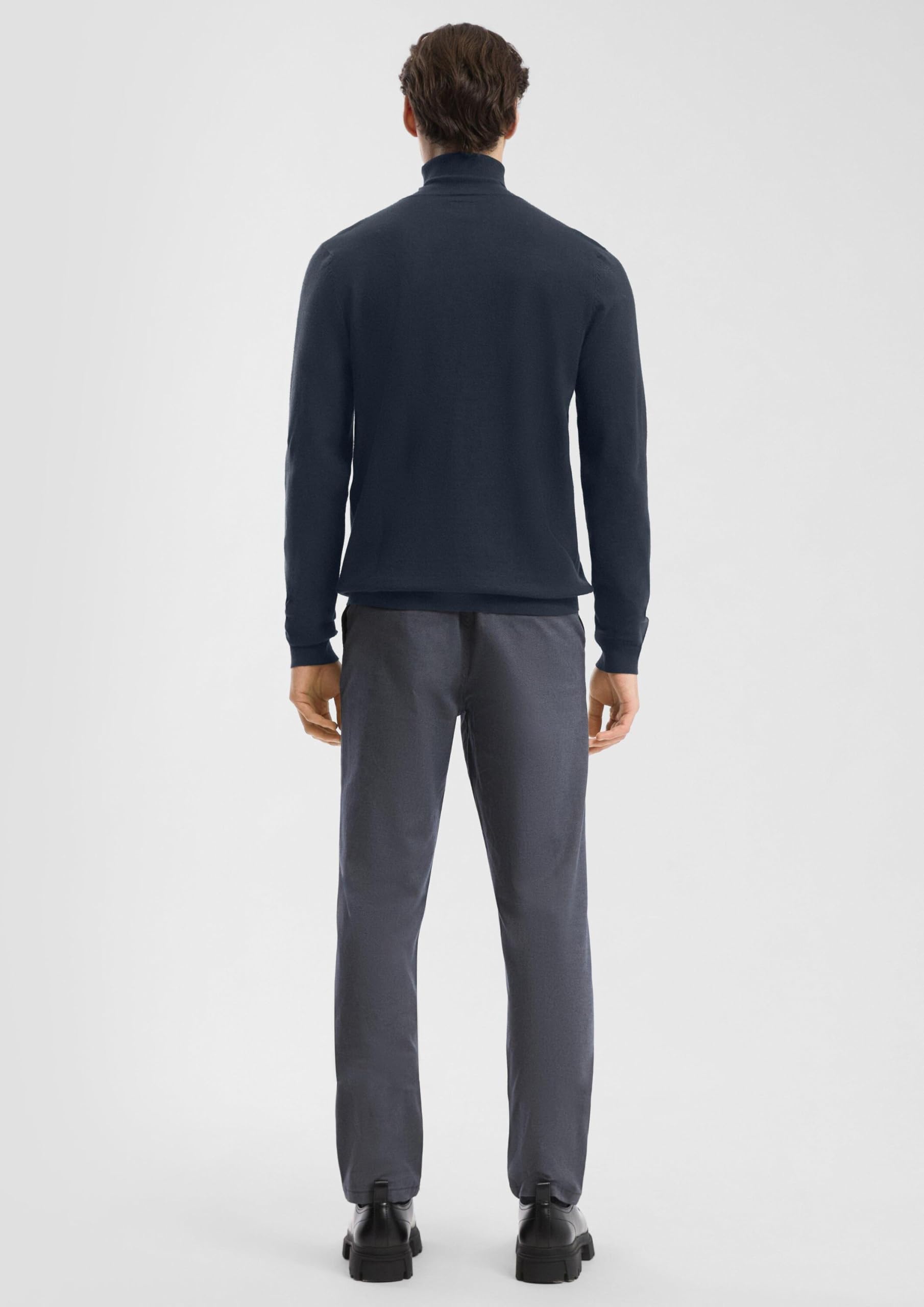 s.Oliver QS Rollkragenpullover L Strick tiefblau