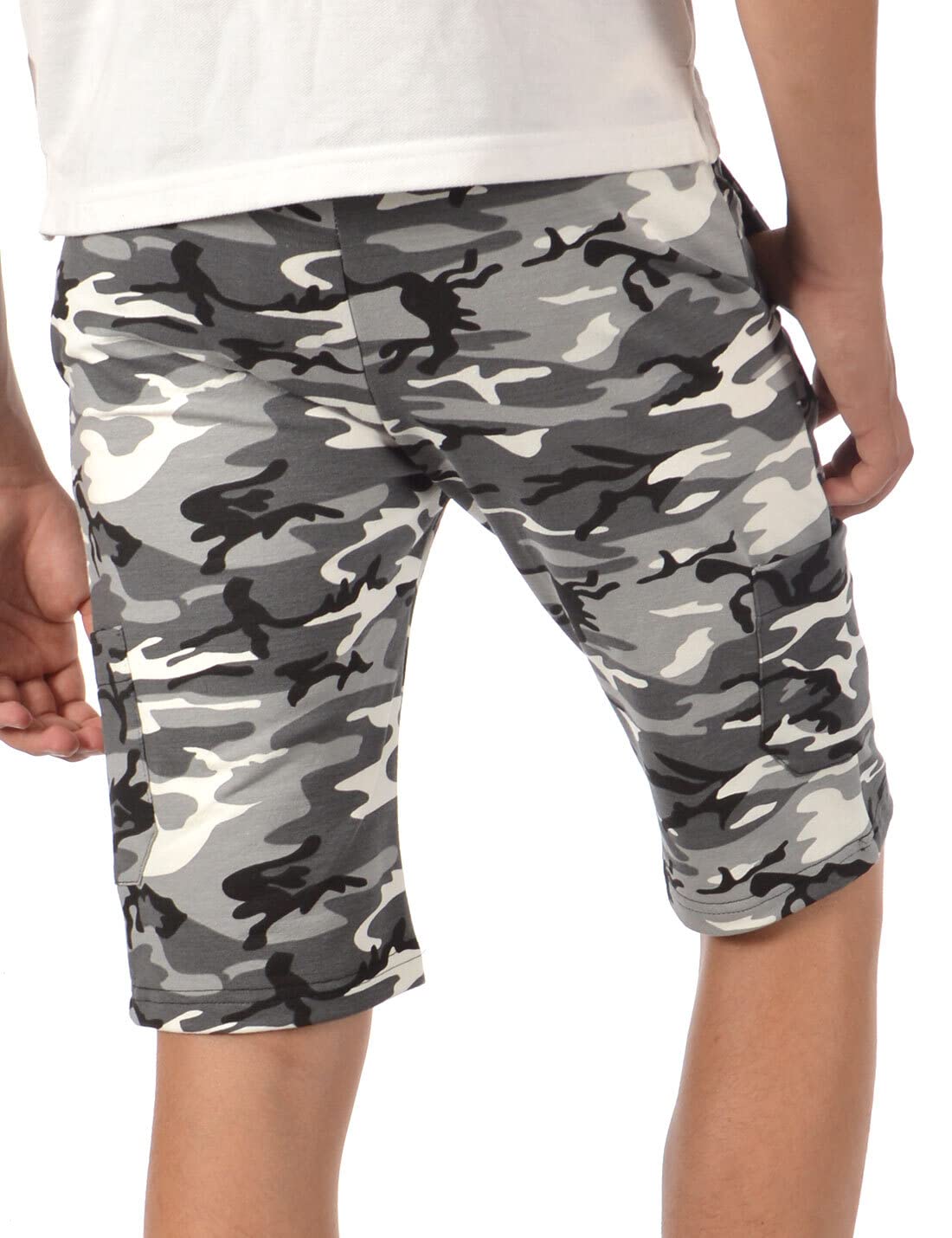 BEZLIT 30354 Cargo Shorts 116-122 grau Camouflage