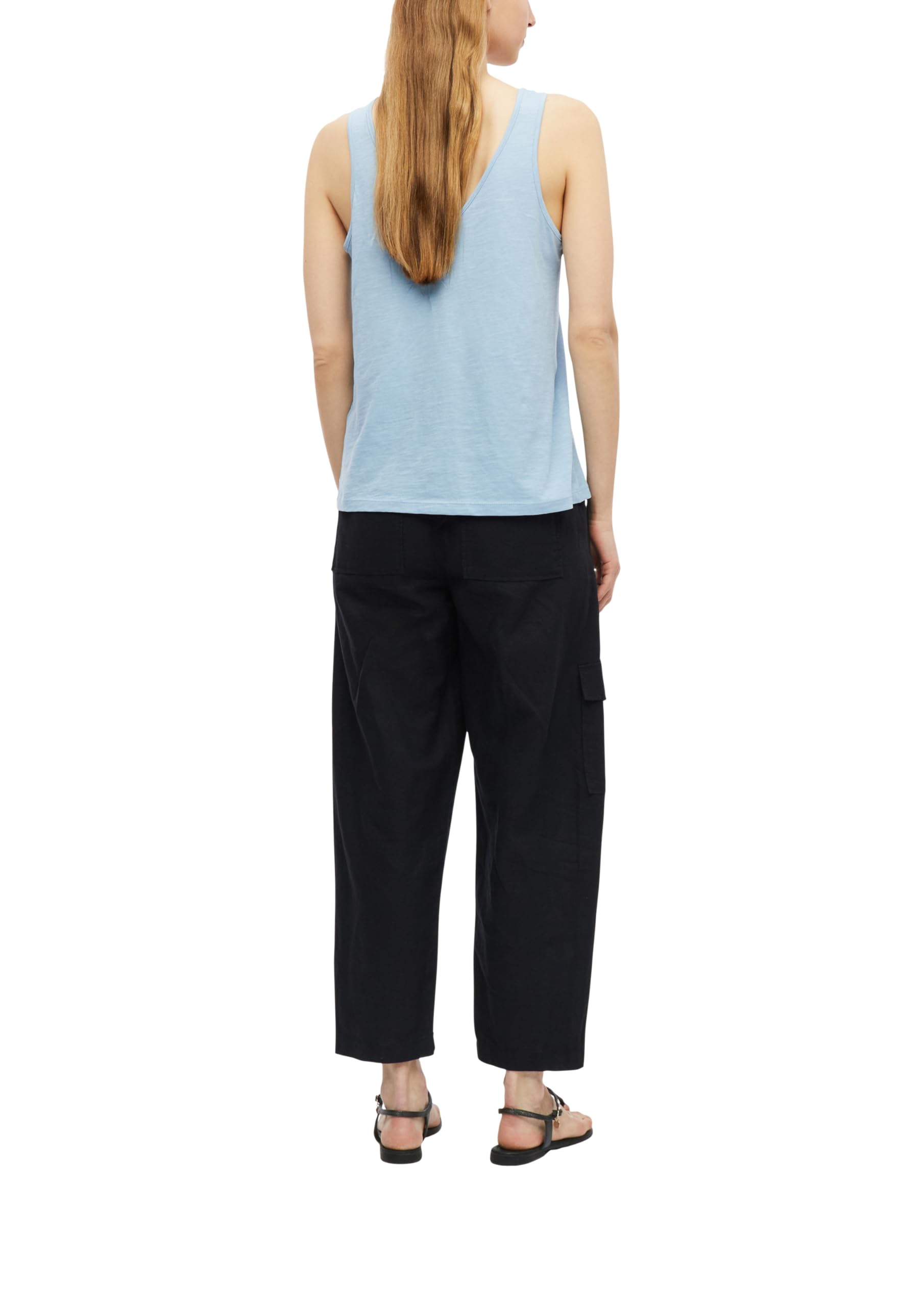 s.Oliver V-Ausschnitt T-Shirt Relaxed Fit ärmellos