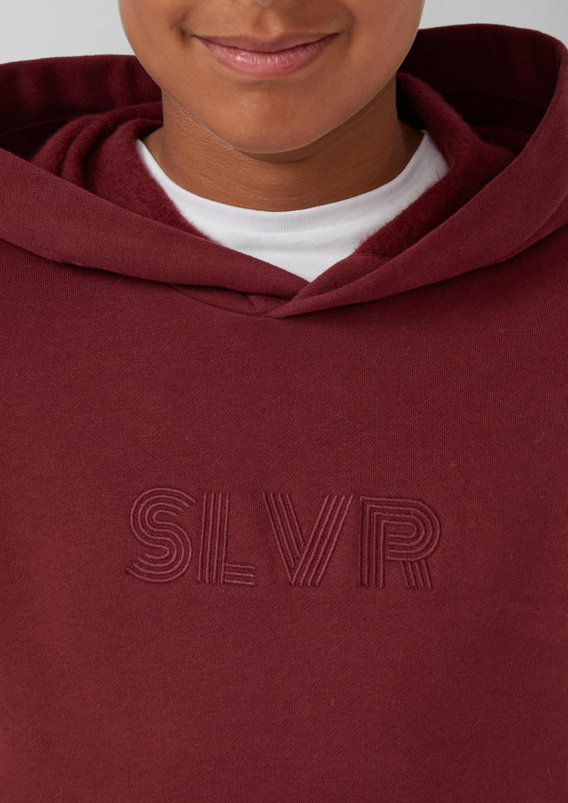 s.Oliver Junior Hoodie 146-152 Rot mit Stickerei
