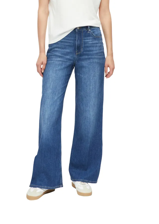 s.Oliver Suri Jeans Wide Leg 34W/30L High Rise