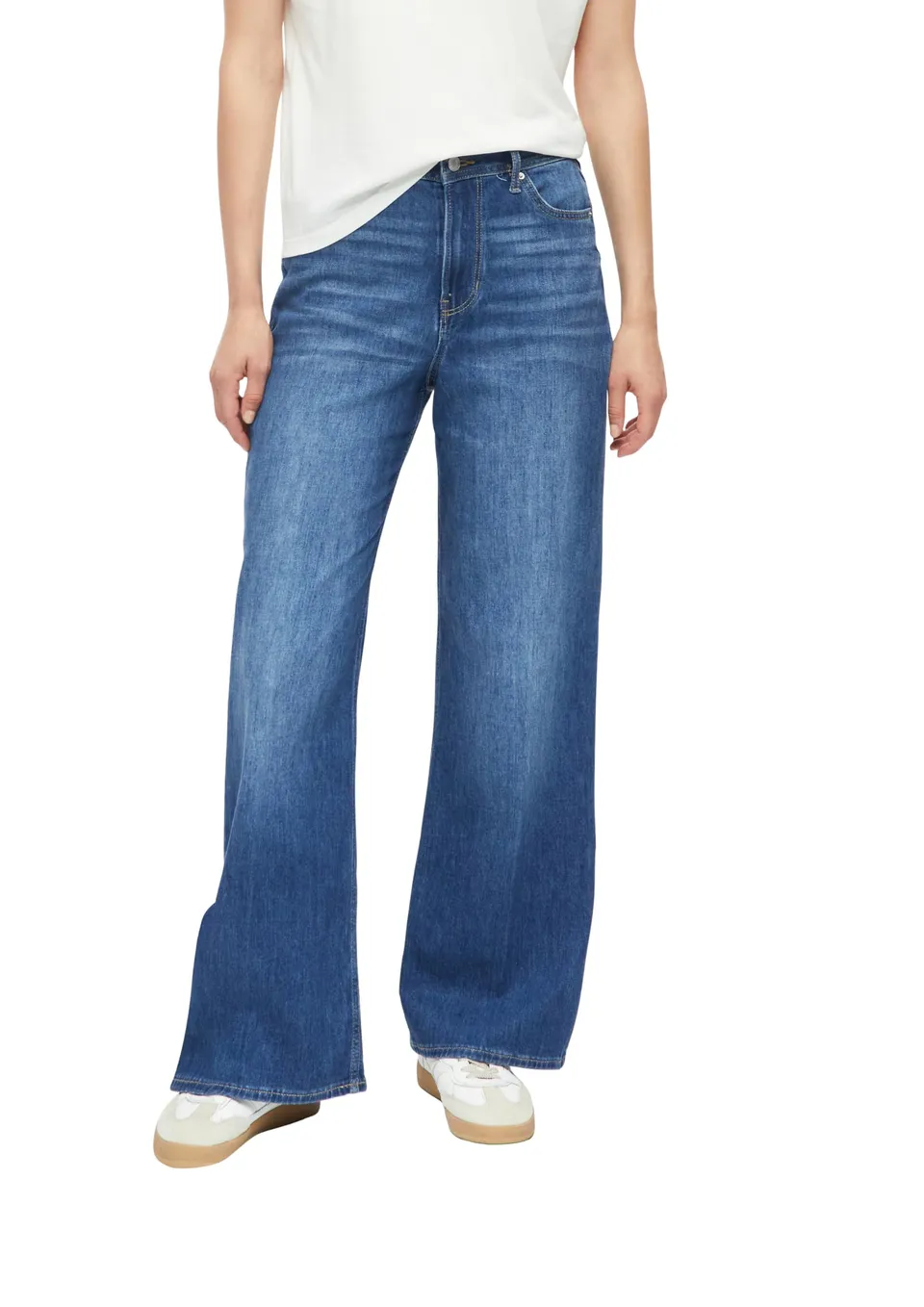 s.Oliver Suri Jeans Wide Leg 34W/30L High Rise