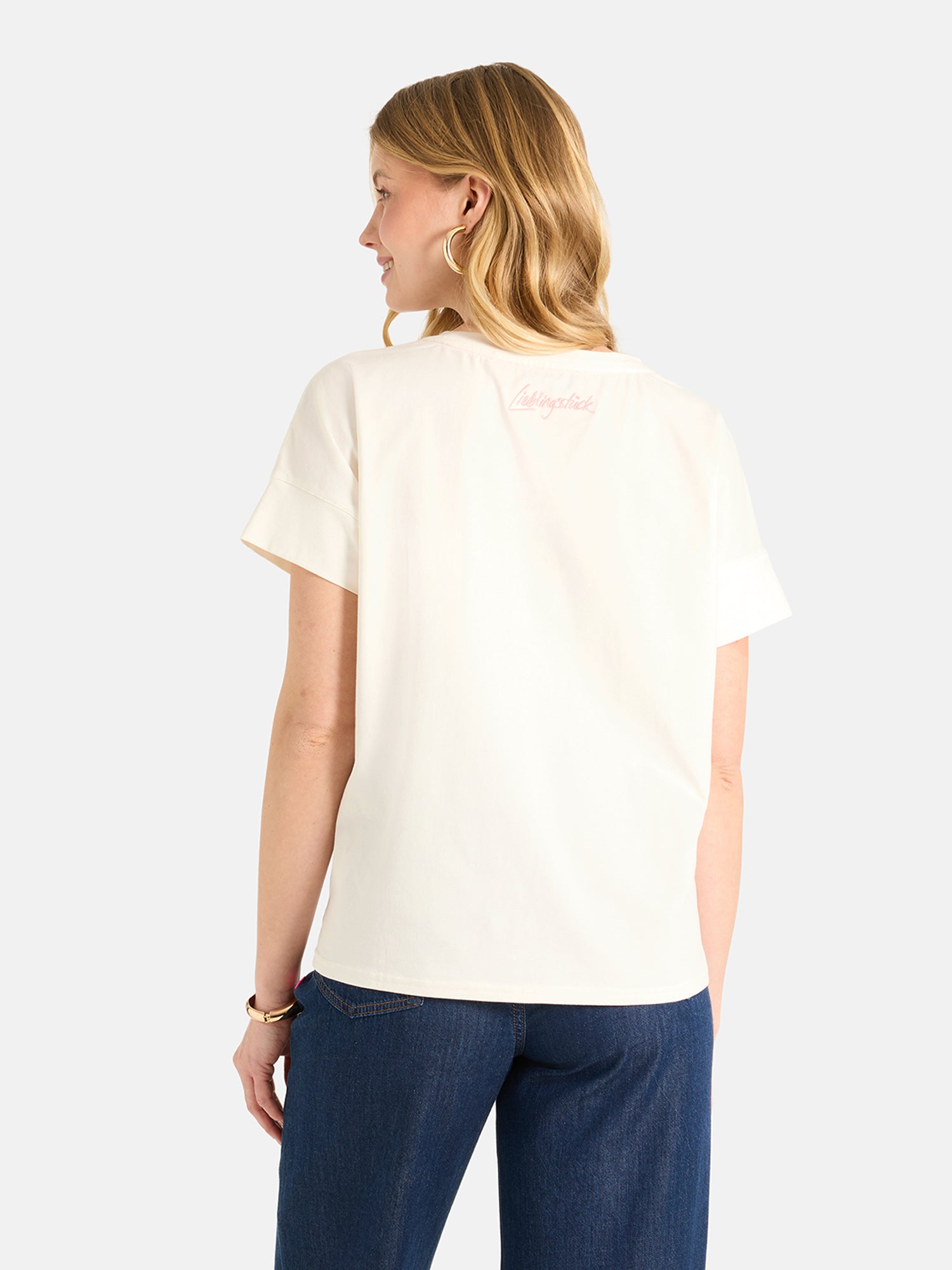 Lieblingsstück DahliaL Shirt white mit Print