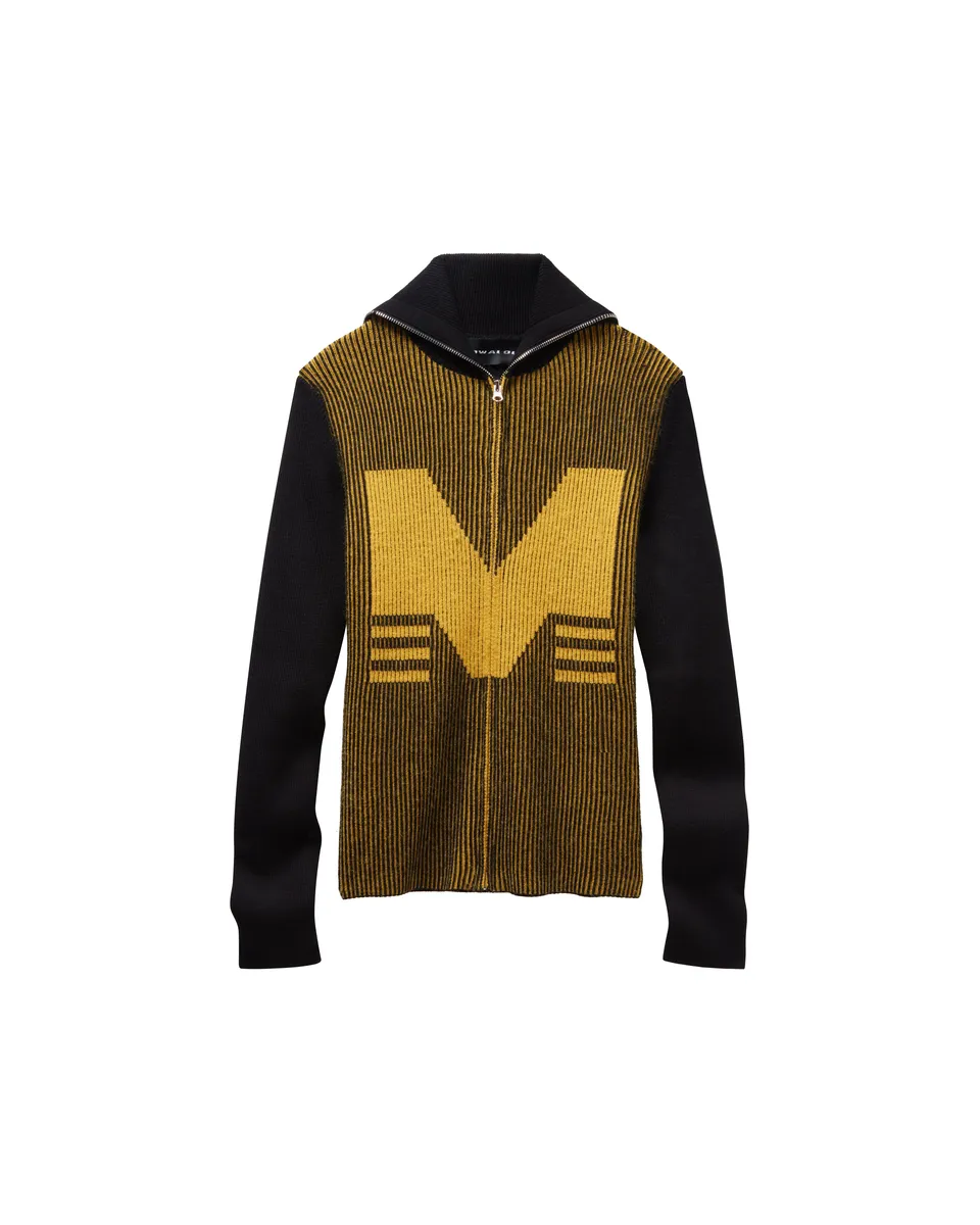 Mowalola Turtle Neck M Cardigan Strickjacke mit Rollkragen