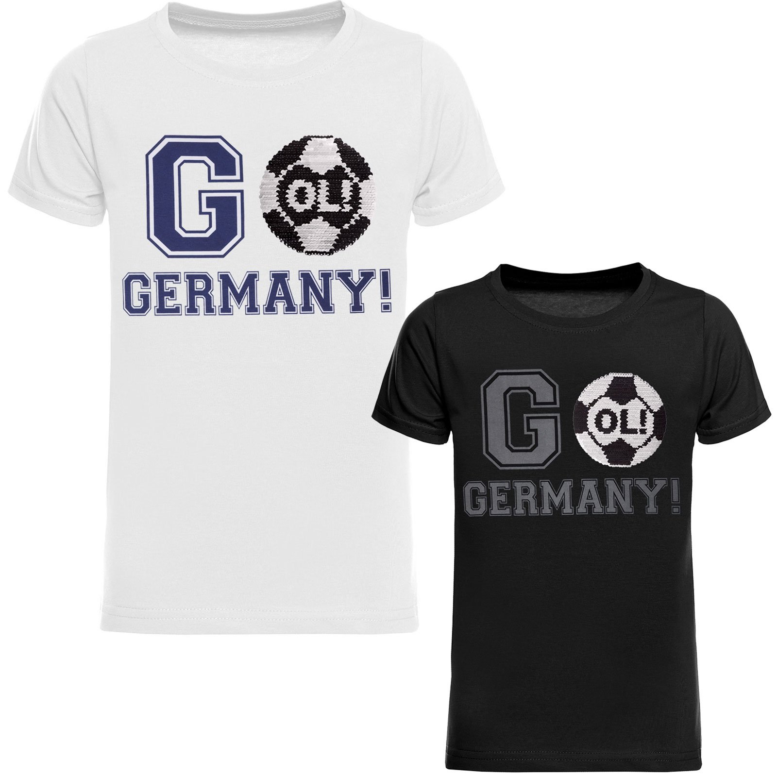 BEZLIT GO Germany Jungen T-Shirt Wendepailletten 116 Baumwolle