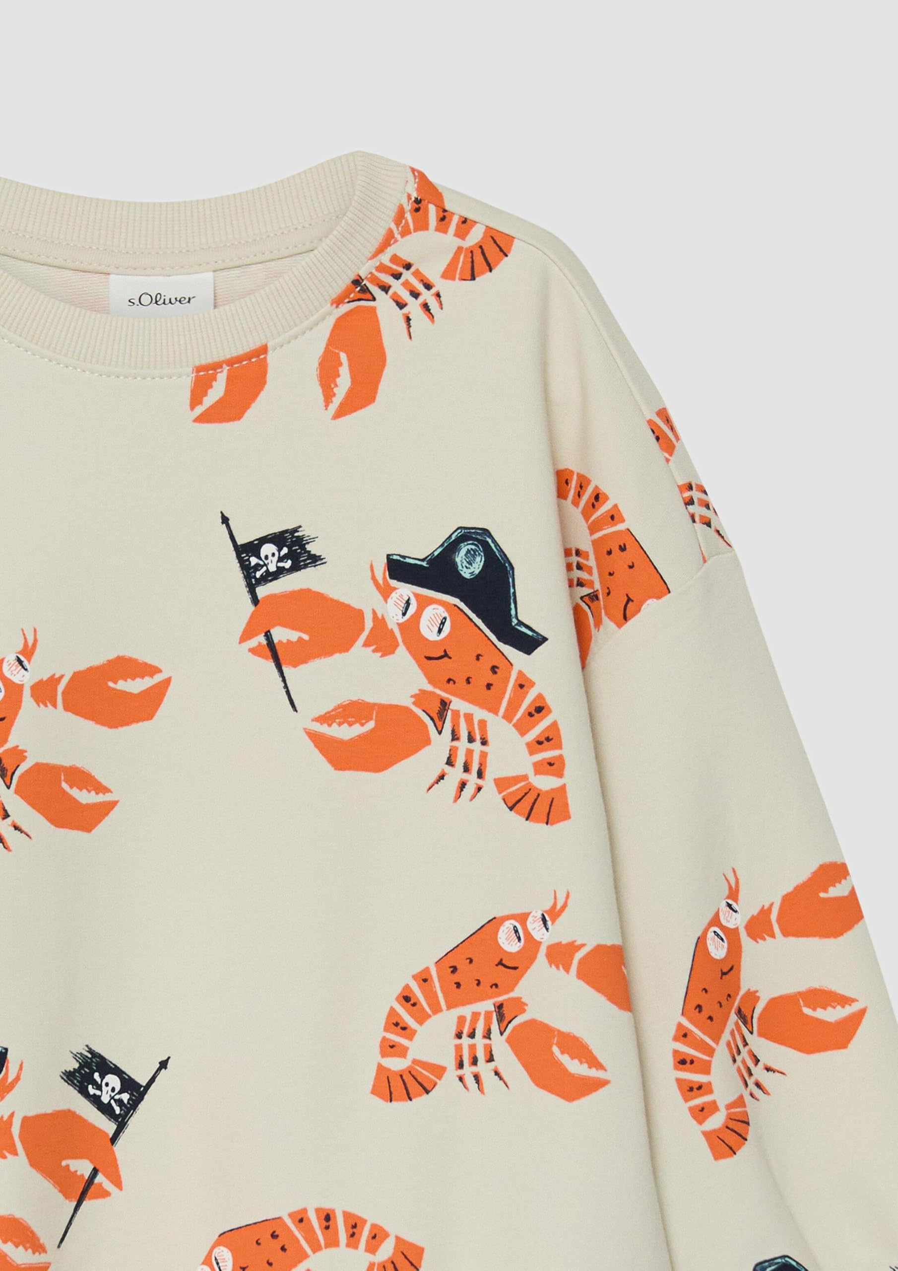 s.Oliver Red Label Oversize-Sweatshirt All-Over-Print 128-134
