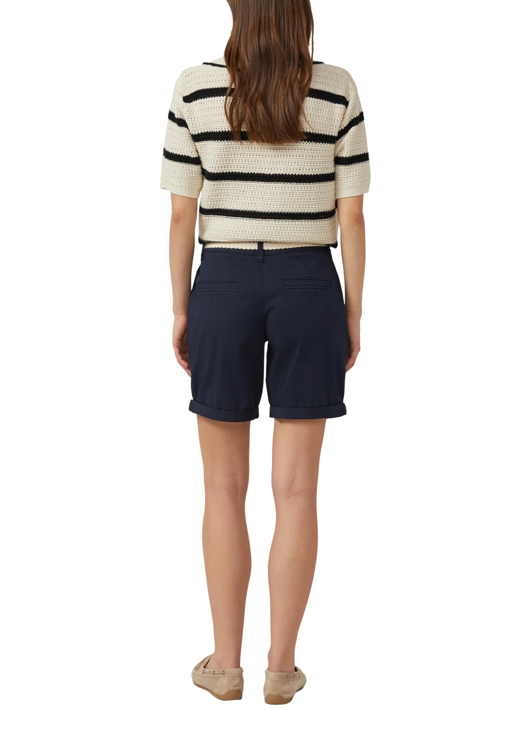 s.Oliver RED LABEL Shorts 46 Gürtel Garment Dye