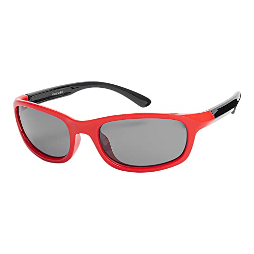 BEZLIT Sport Kinder Sonnenbrille Rot-Schwarz rutschfest UV400