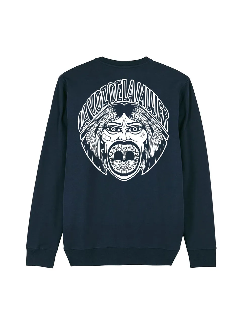 dna merch Die Stimme Der Frau Rundhalspullover La Voz de Mujer