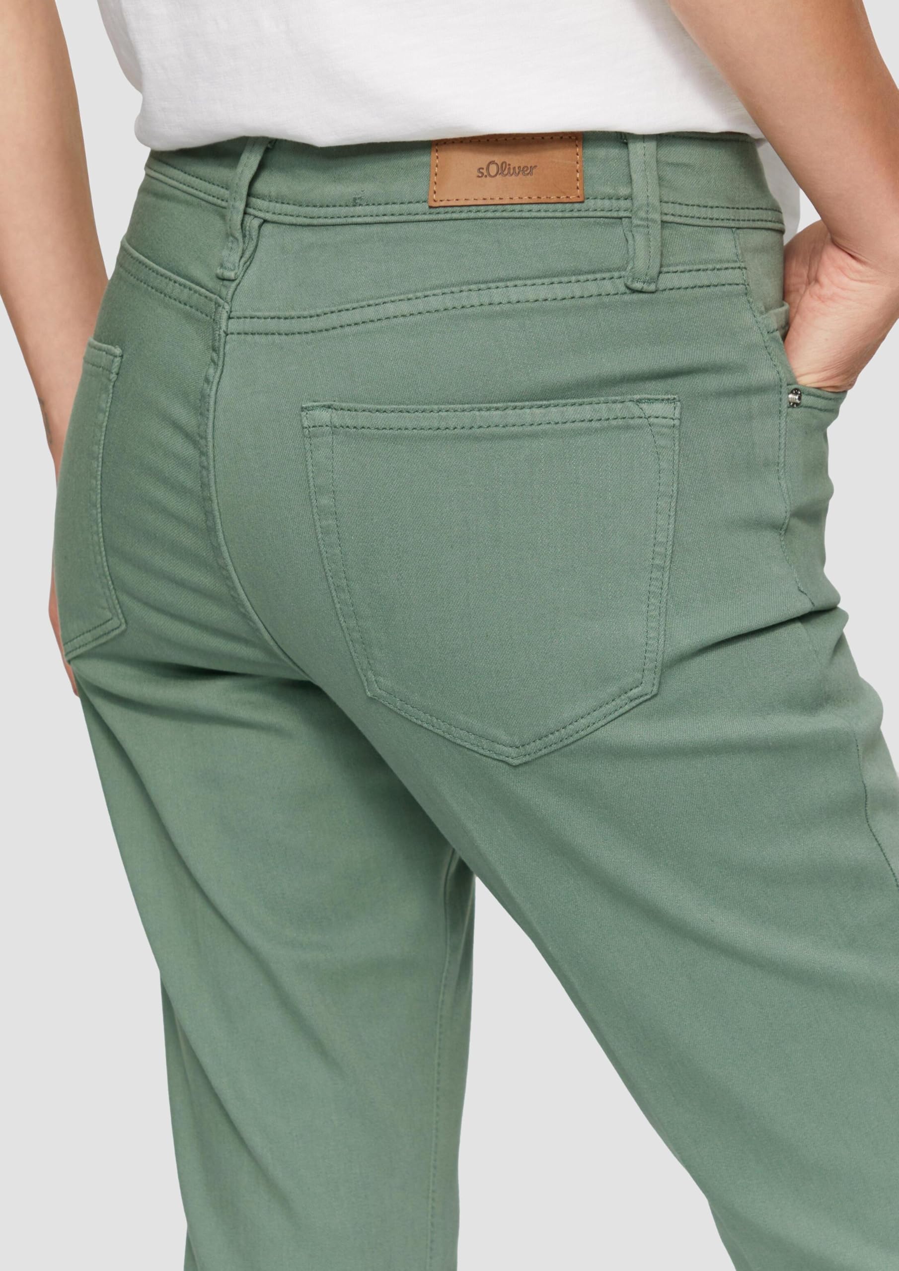 s.Oliver Beverly Ankle-Jeans Slim Fit Bootcut Mid Rise