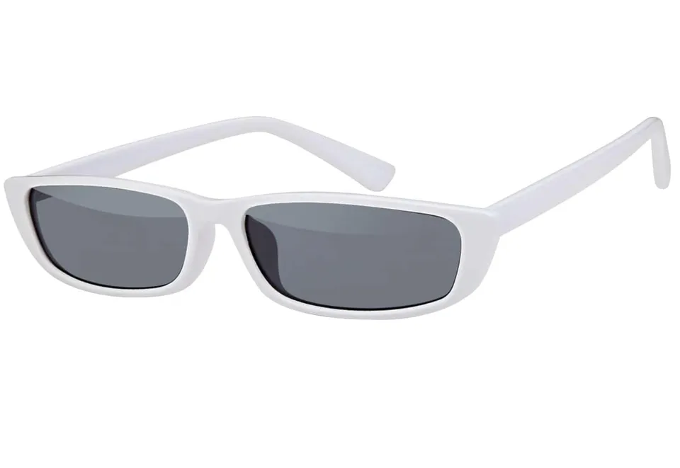 BEZLIT Cat Eye Sonnenbrille Weiß schmal Y2K UV400