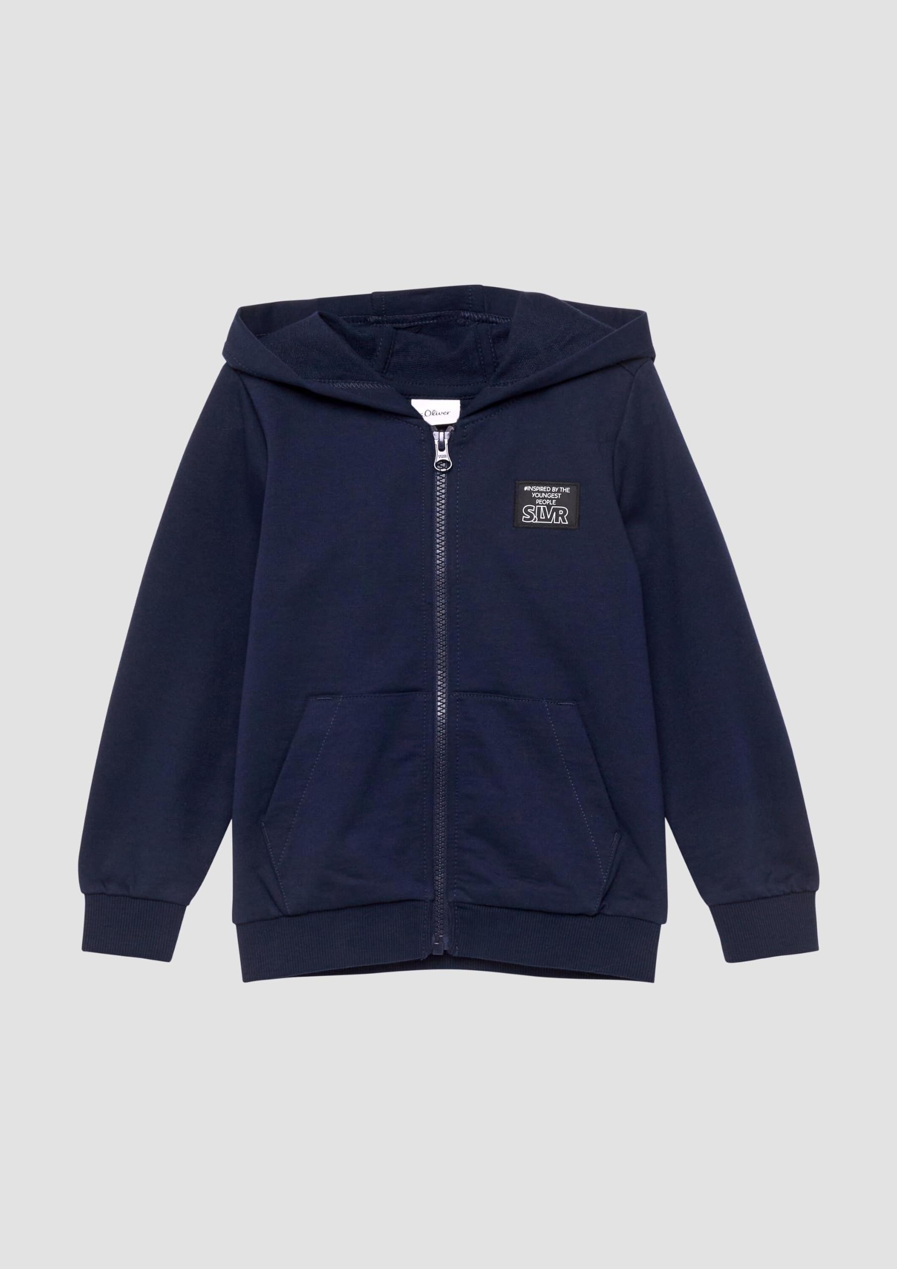 s.Oliver Junior Sweatjacke Kapuze Reißverschluss Kinder