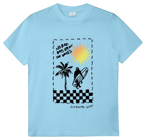 s.Oliver Junior 2179281 T-Shirt Blassblau aus Baumwolle