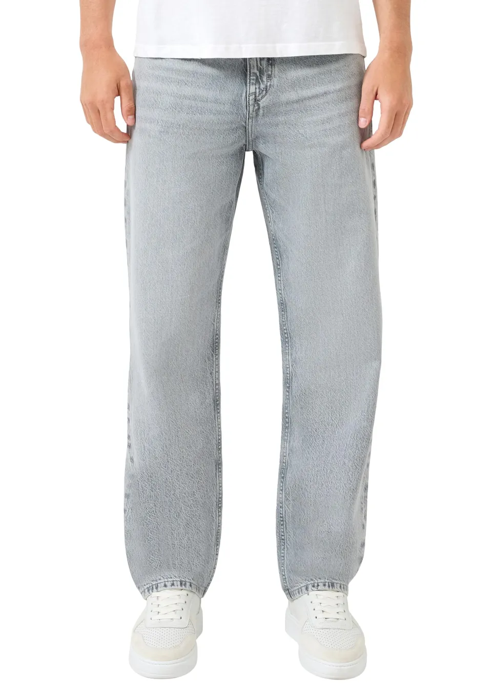 s.Oliver QS Mid Rise Straight Fit Jeans Denim gerade