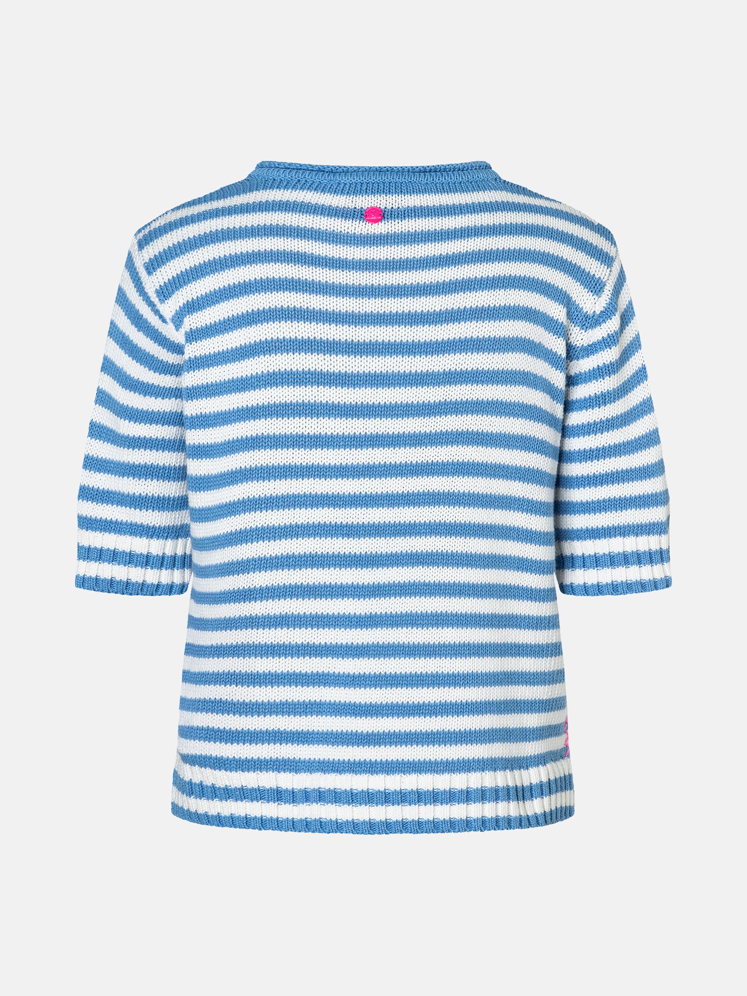 Lieblingsstück AminaL Kurzarm-Pullover air blue