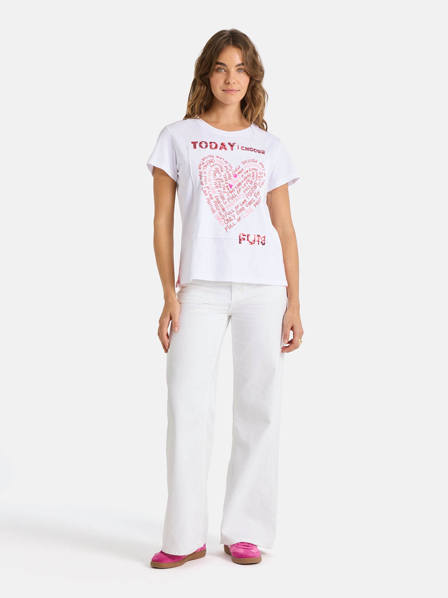 Lieblingsstück CleoL T-Shirt offwhite aus Baumwolle