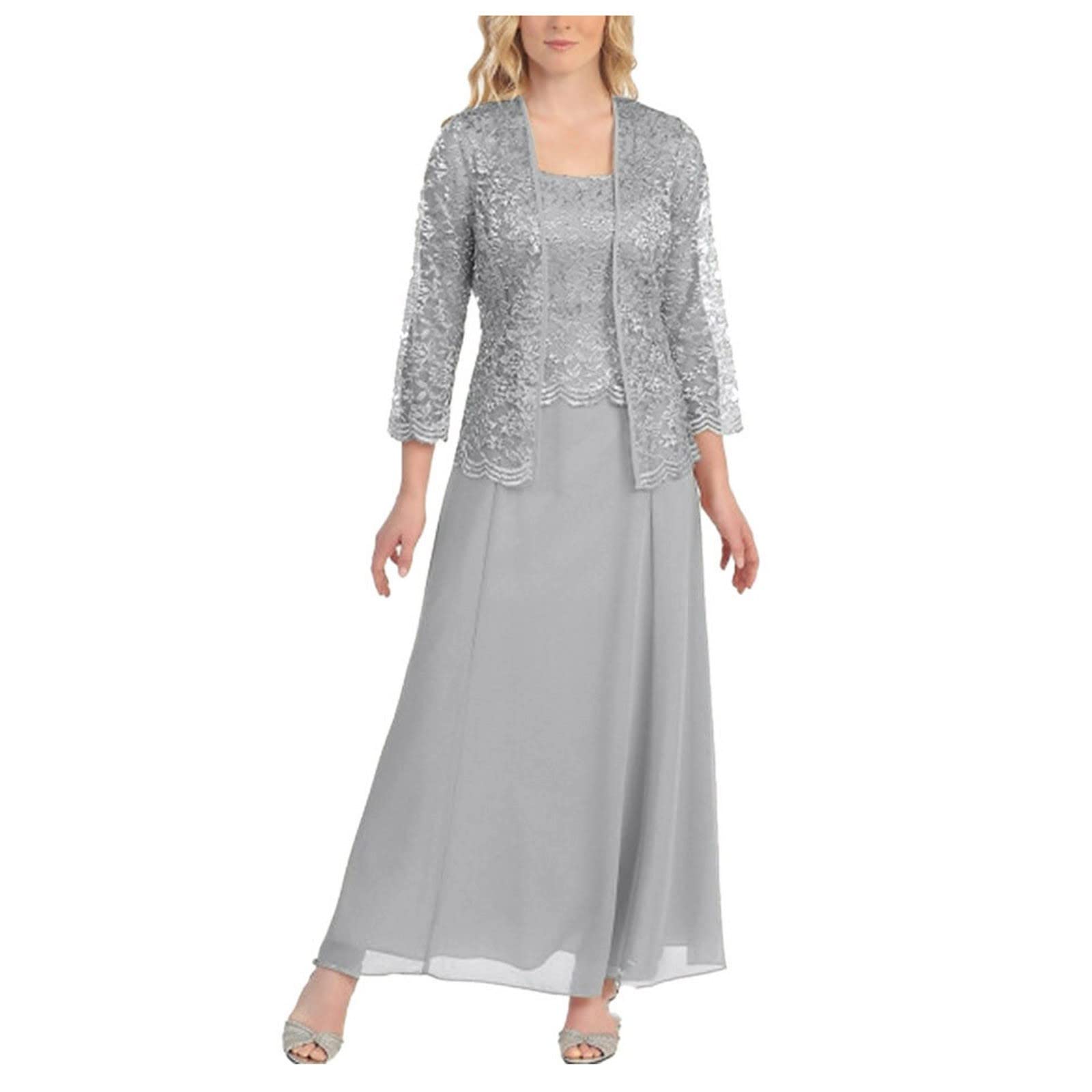 Singular AG Cocktailkleid zweiteilig Marine knielang