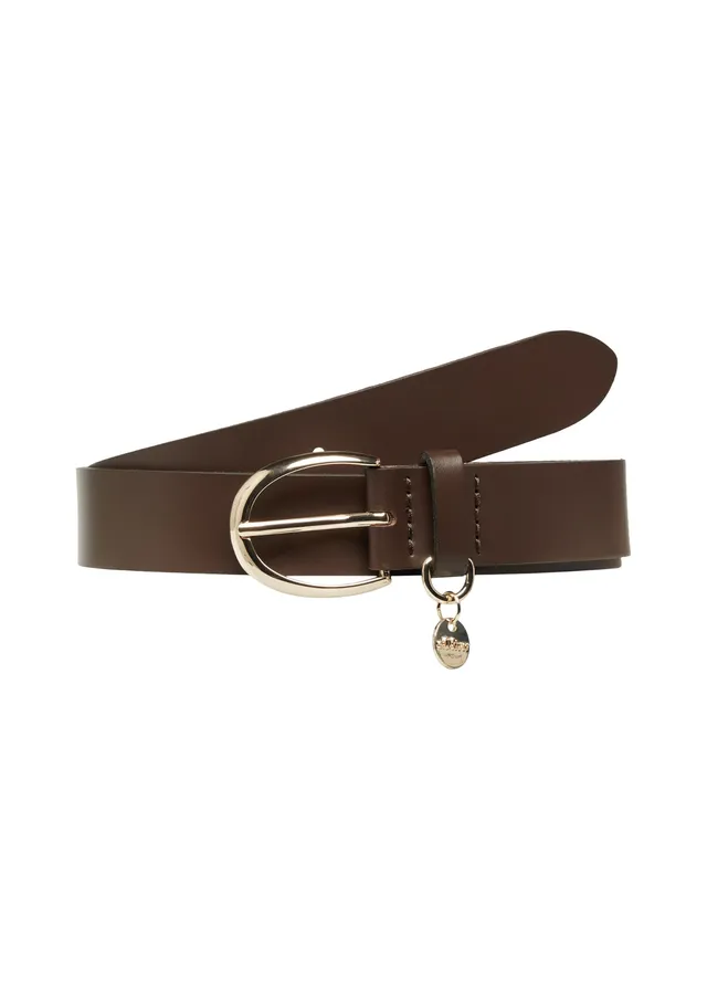 s.Oliver RED LABEL Taillengürtel Leder Gr.105 schwarz Logo