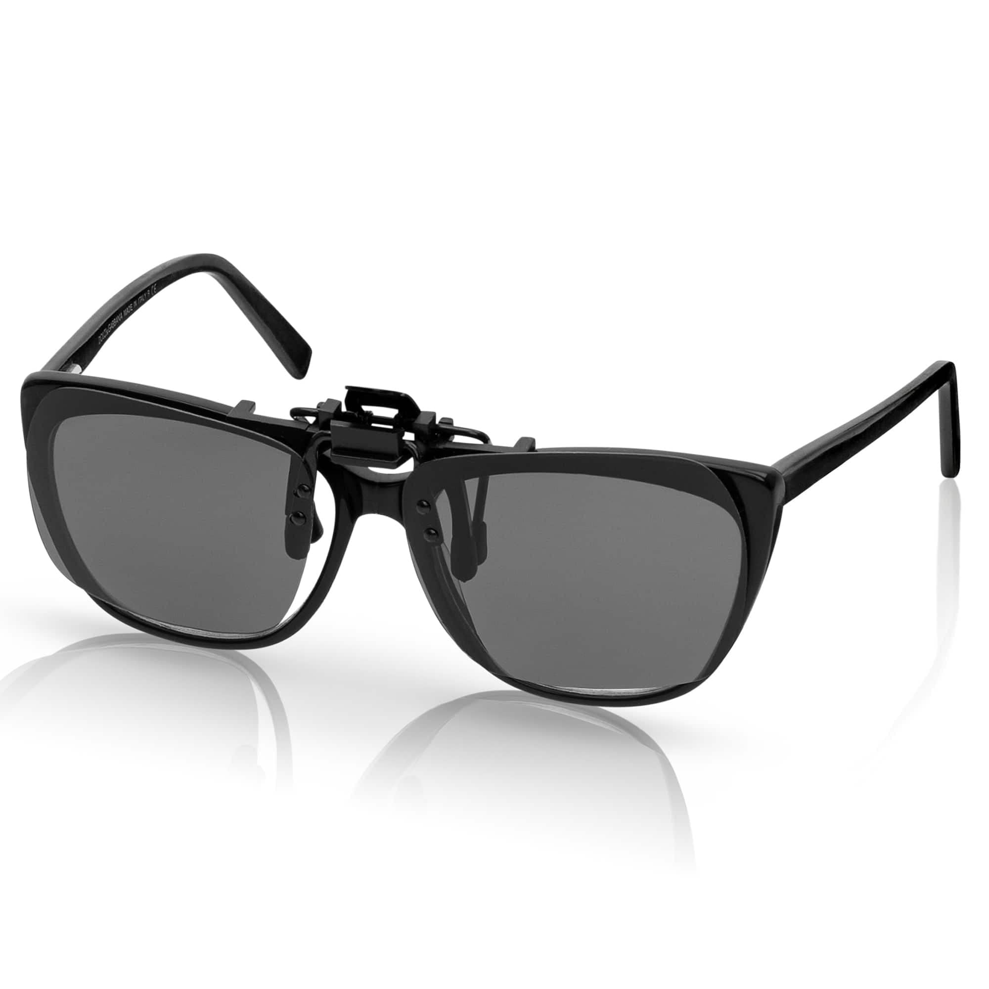 BEZLIT Clip-On Sonnenbrillenaufsatz polarisiert Braun UV400