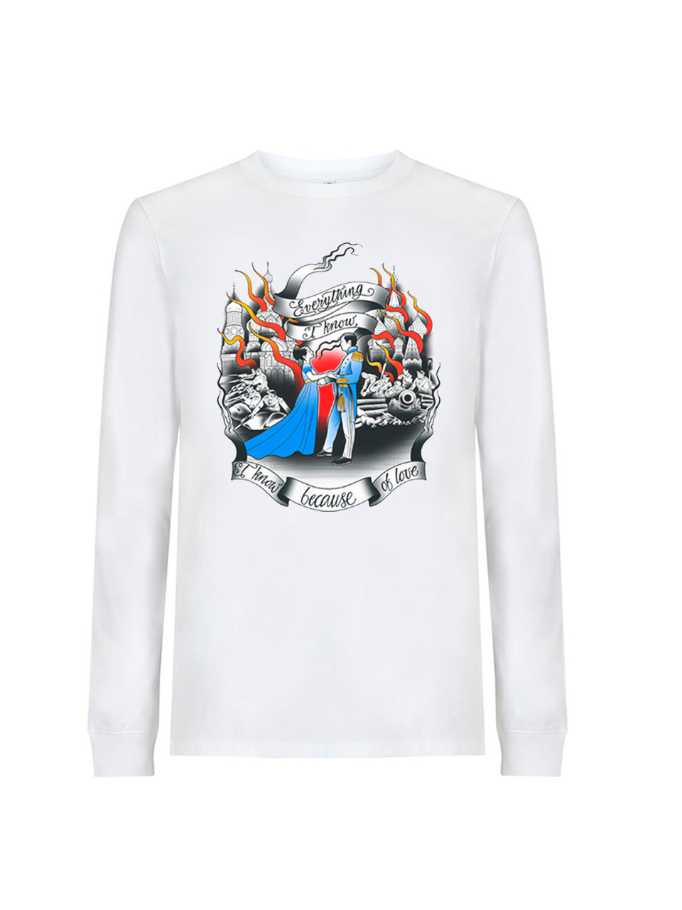 dna merch Krieg und Frieden Tolstoi Langarmshirt schwarz Bio