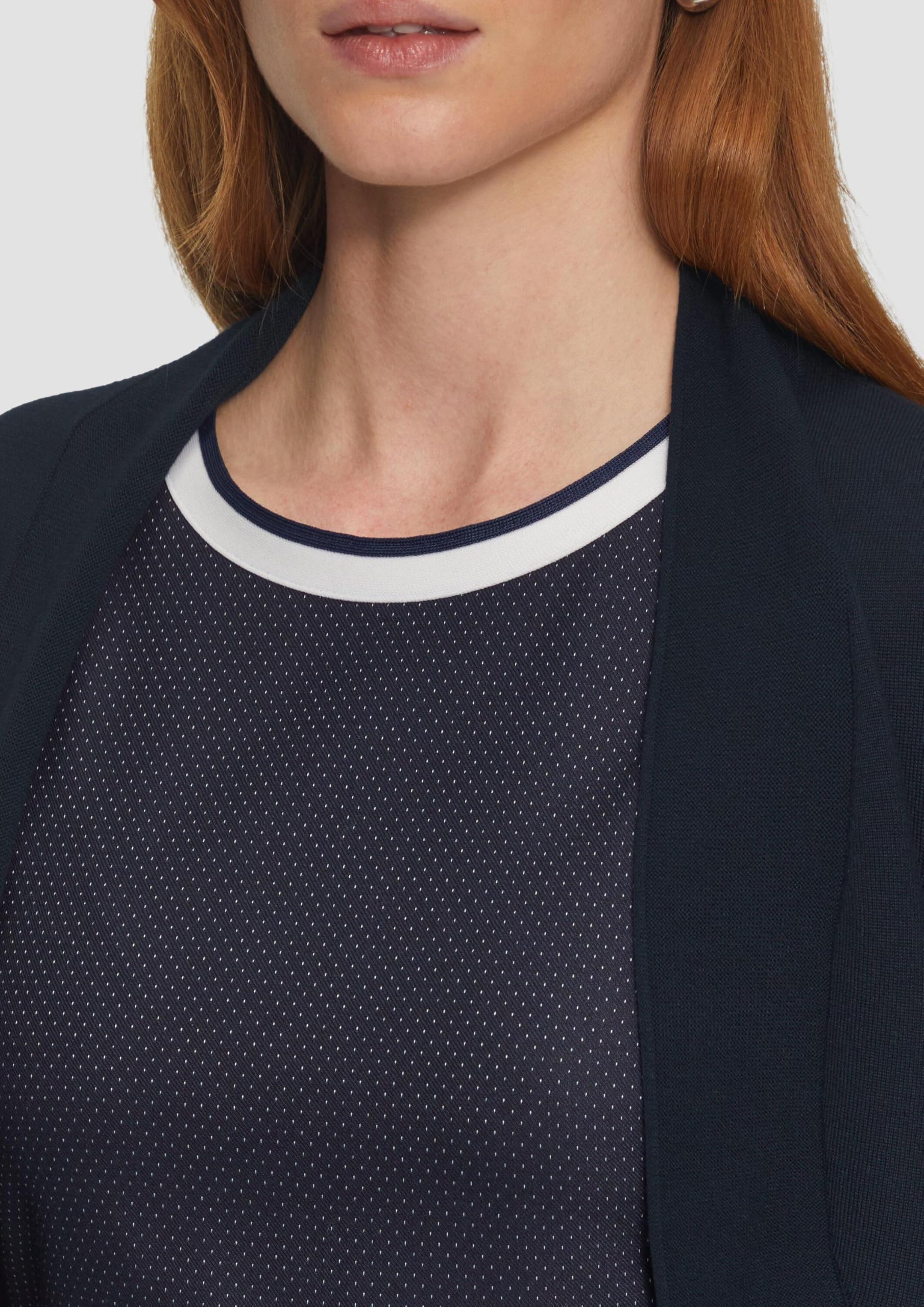 s.Oliver Black Label Sweater 2162070 Blau Gr.40 uni