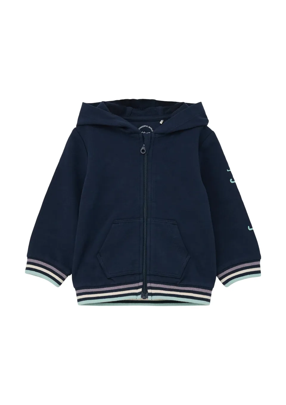 s.Oliver RED LABEL Sweatjacke 74 Navy Stretch