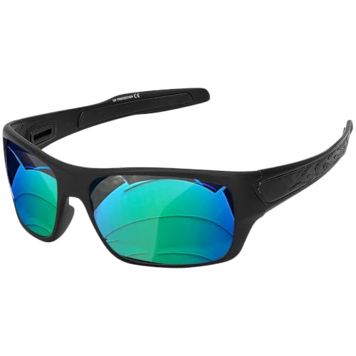 BEZLIT Sport Sonnenbrille polarisiert Schwarz Grün/Blau