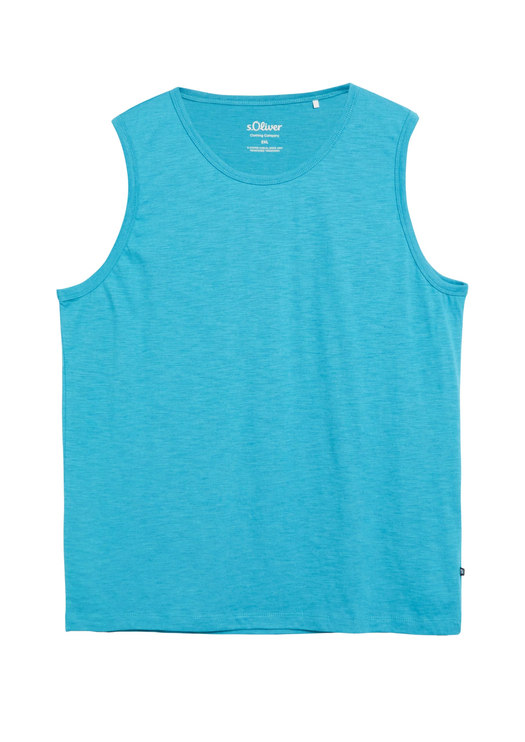 s.Oliver Herren Tanktop Big Size Baumwollmix Crew Neck