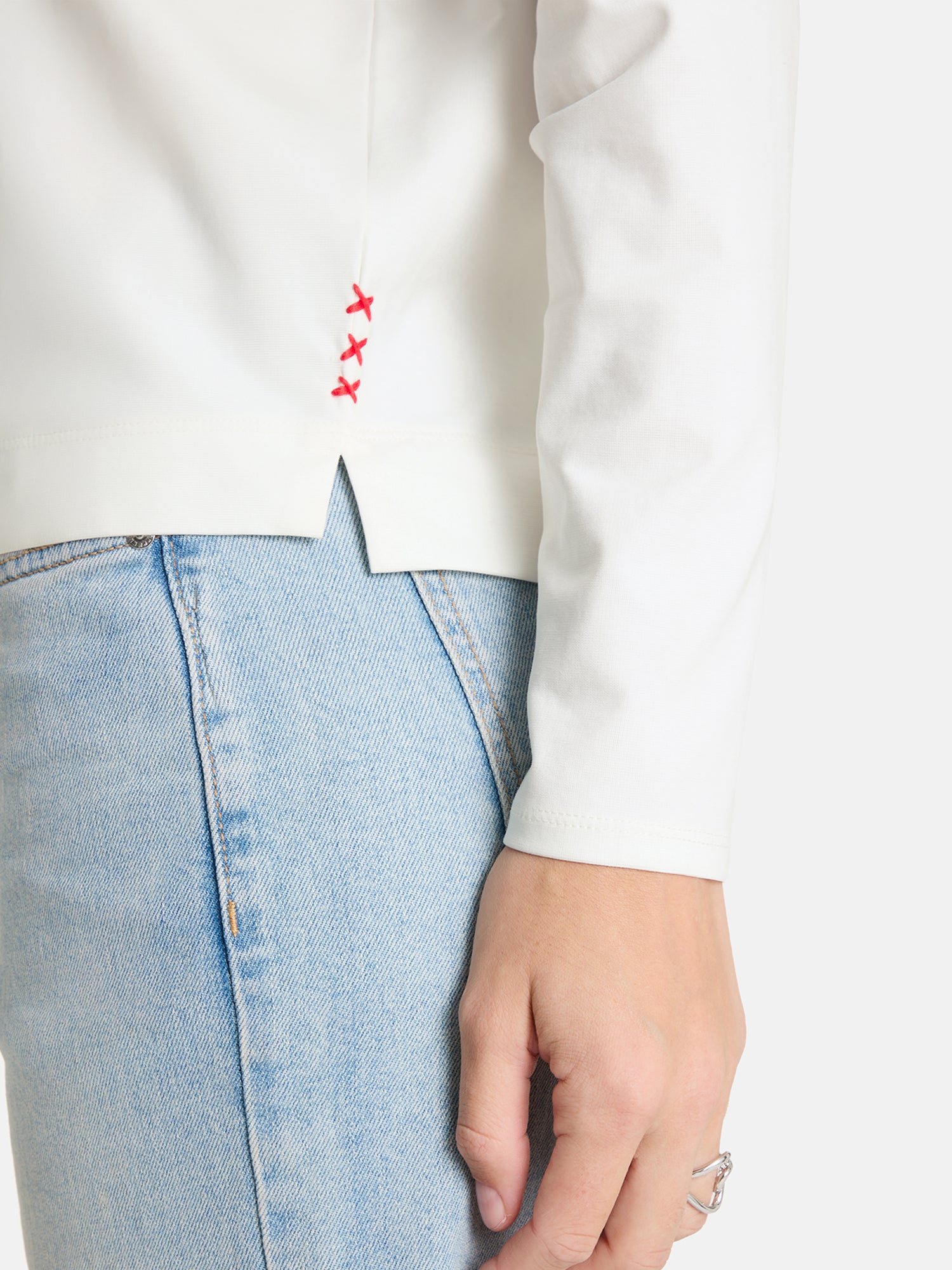 Lieblingsstück AadaL Sweatshirt offwhite Baumwollmix