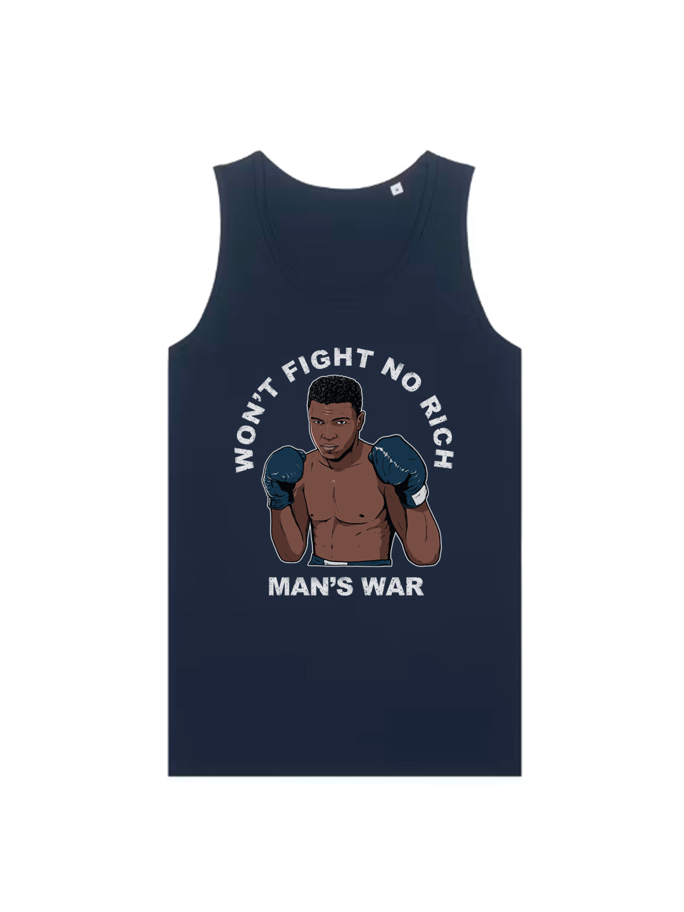 dna merch Krieg der Reichen Tanktop Muhammad Ali schwarz