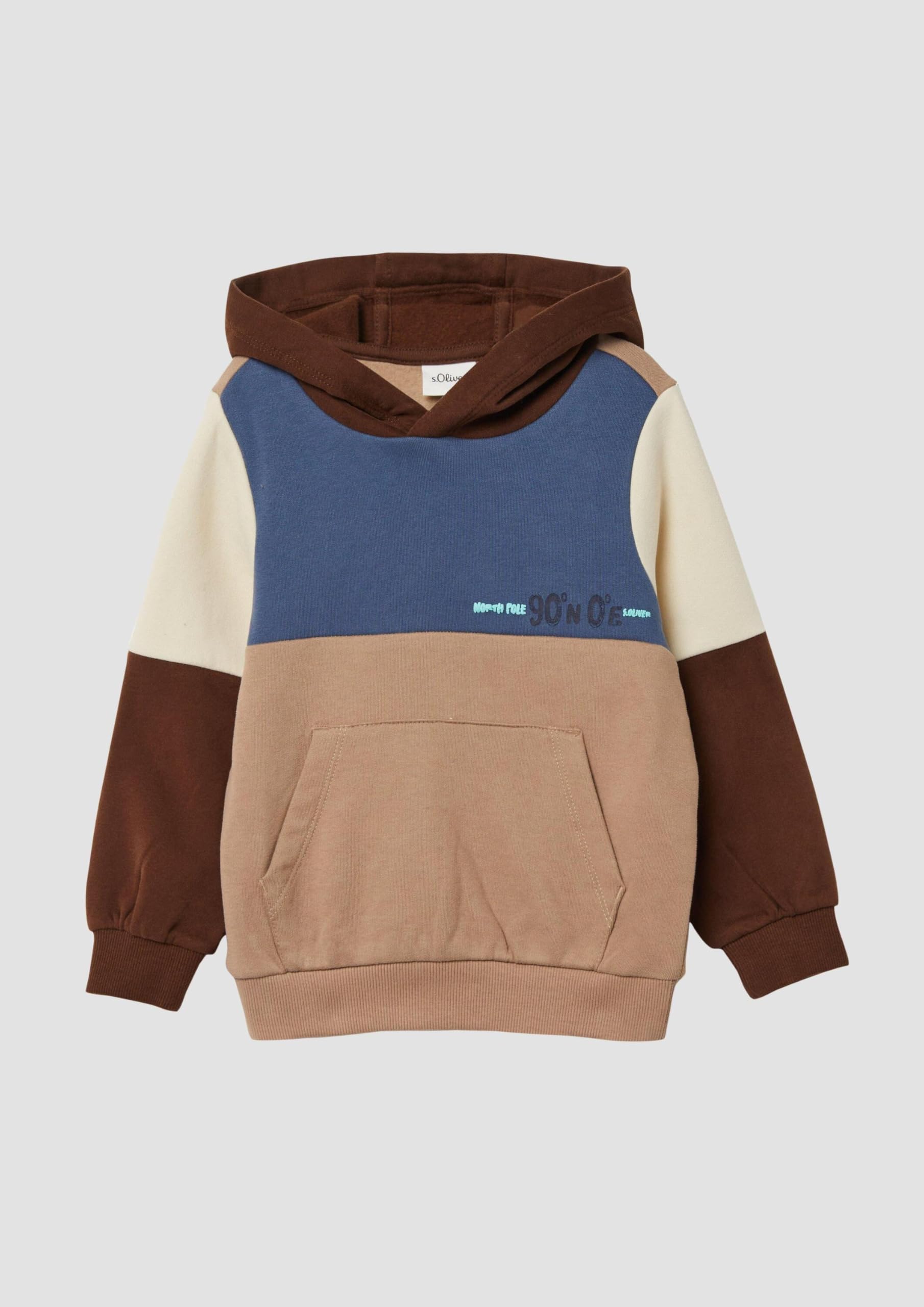 s.Oliver Junior Colourblocking Hoodie 128-134 kuschelig