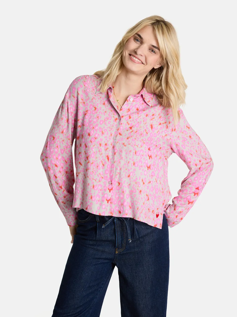 Lieblingsstück EraliaL Bluse beige Allover-Print