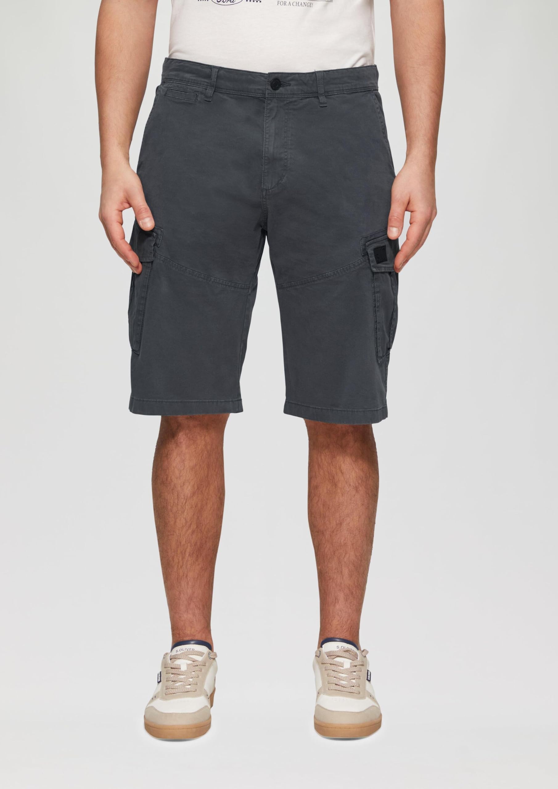 s.Oliver Cargo-Shorts Relaxed Fit olivgrün