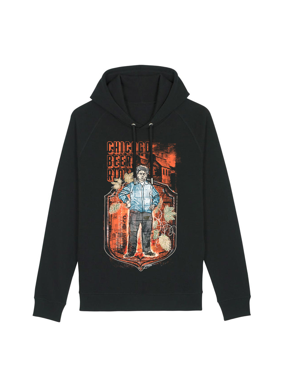 dna merch Lagerbieraufstand Hoodie schwarz Chicago 1855