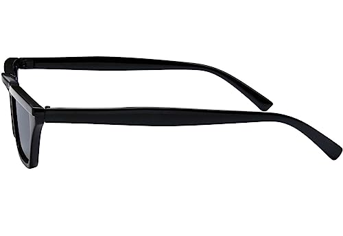 BEZLIT Cat Eye Sonnenbrille Schwarz Retro rechteckig