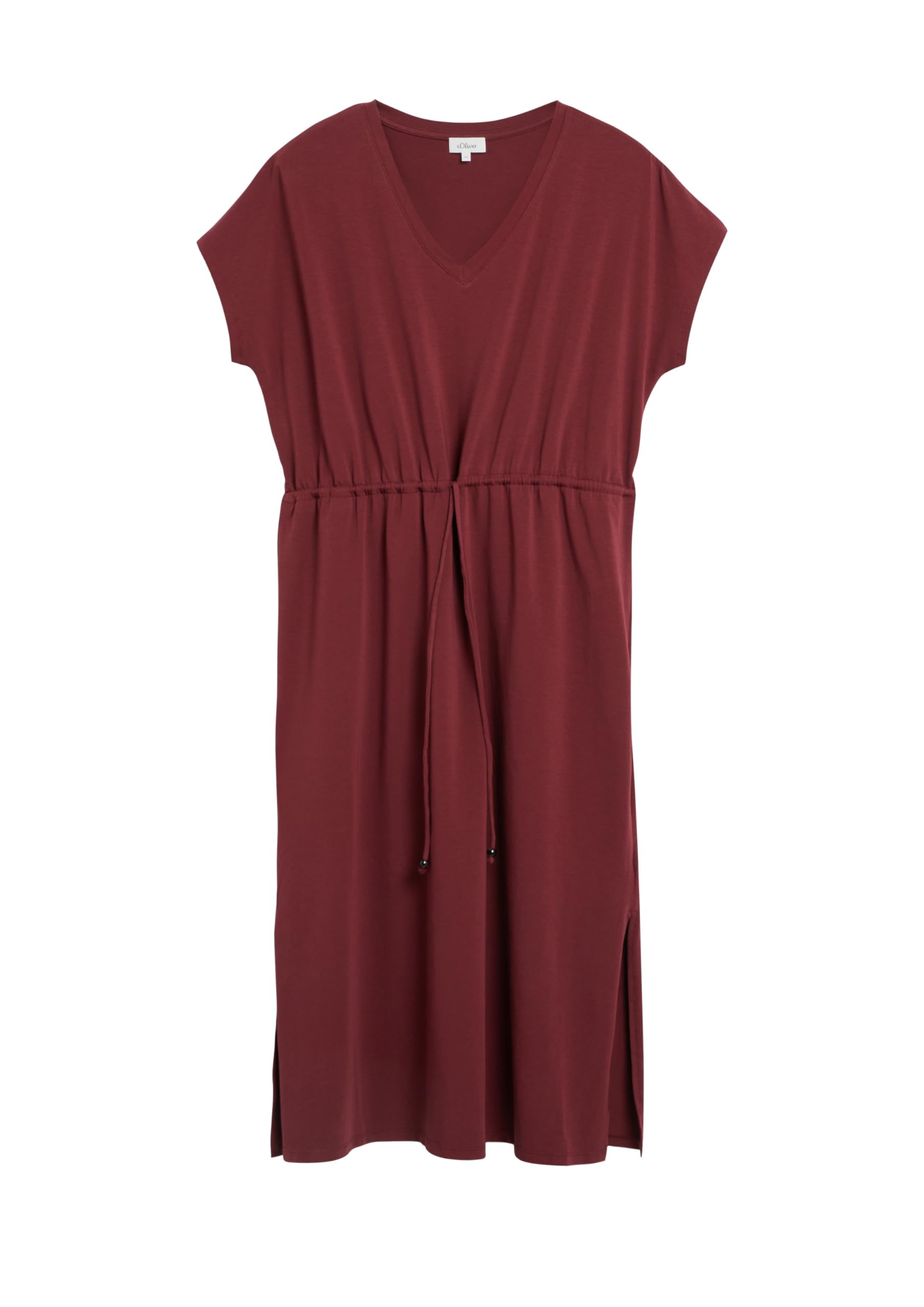 s.Oliver Red Label Midi-Kleid Tunnelzug Gr.48 Baumwollmix