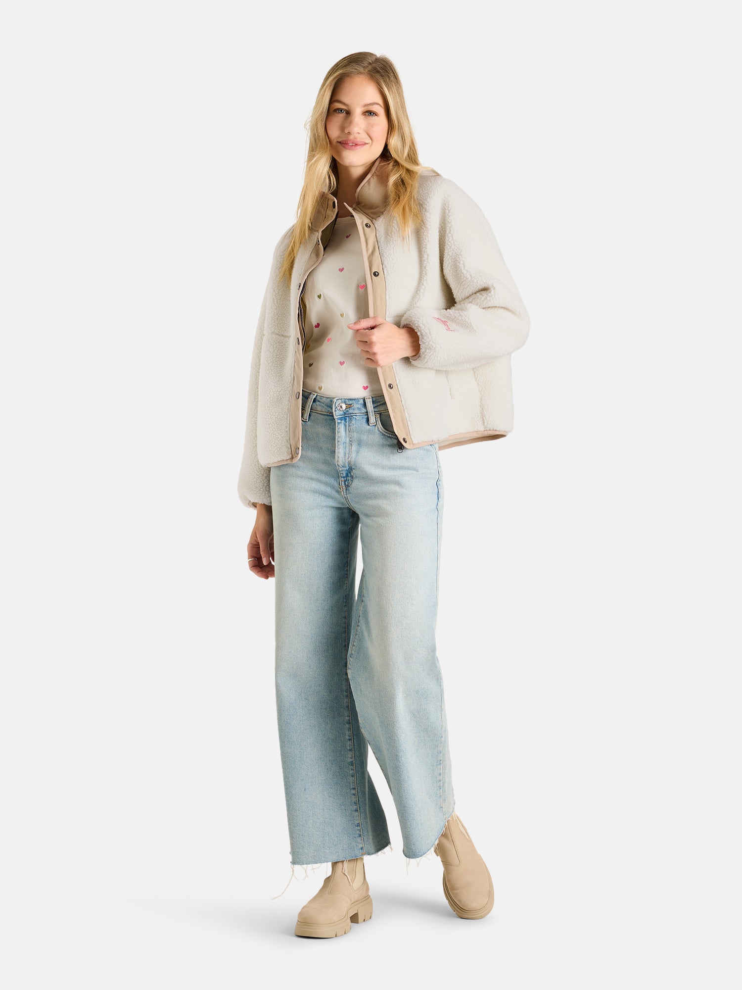 Lieblingsstück MarbellaL Jacke weiss Teddy