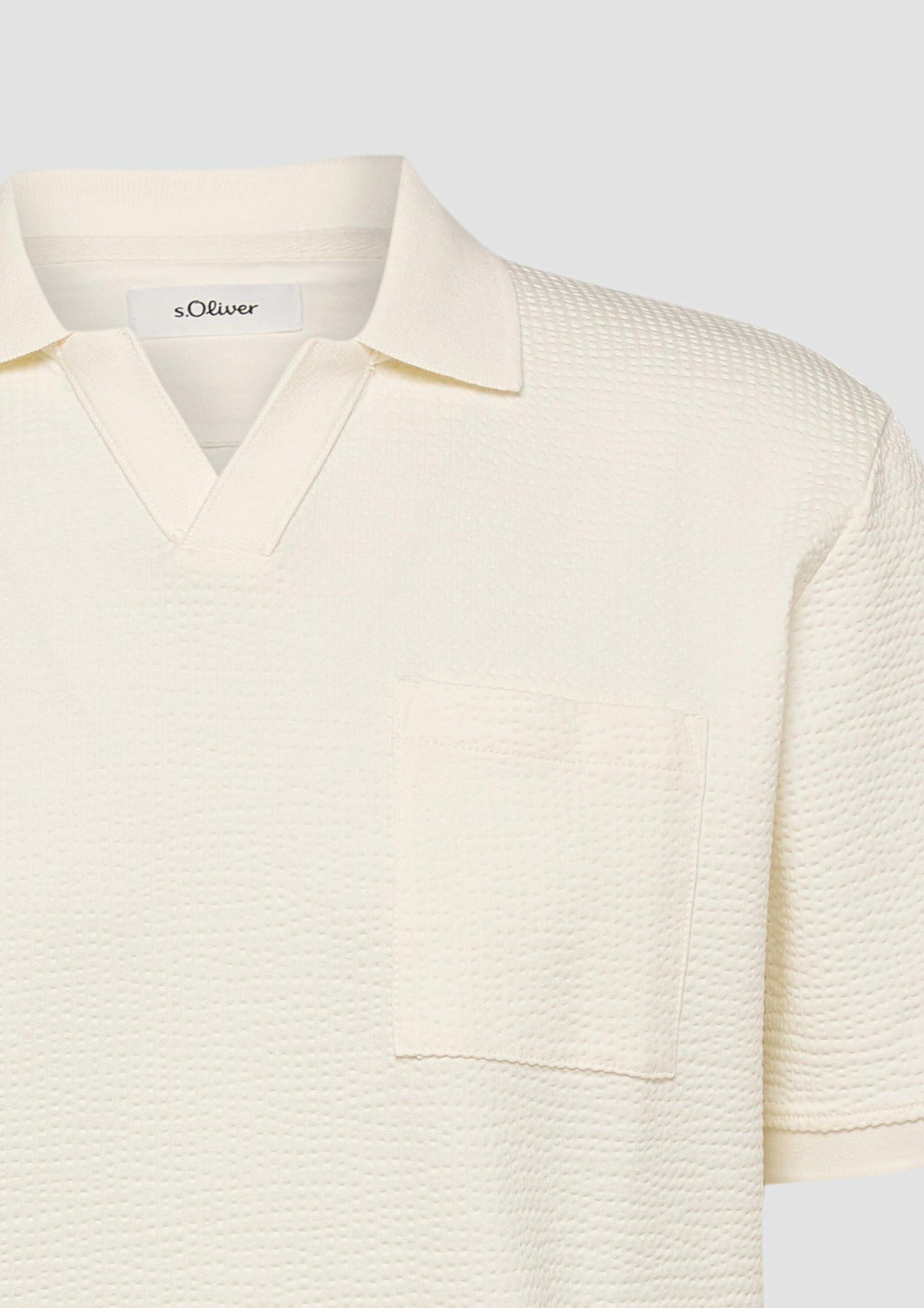 s.Oliver Junior Poloshirt Brusttasche XXL creme
