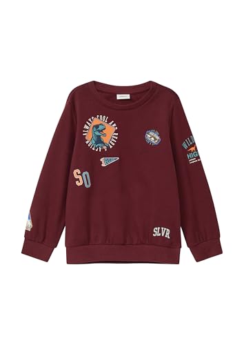 s.Oliver RED LABEL Sweatshirt 3D-Print Rot 104-110