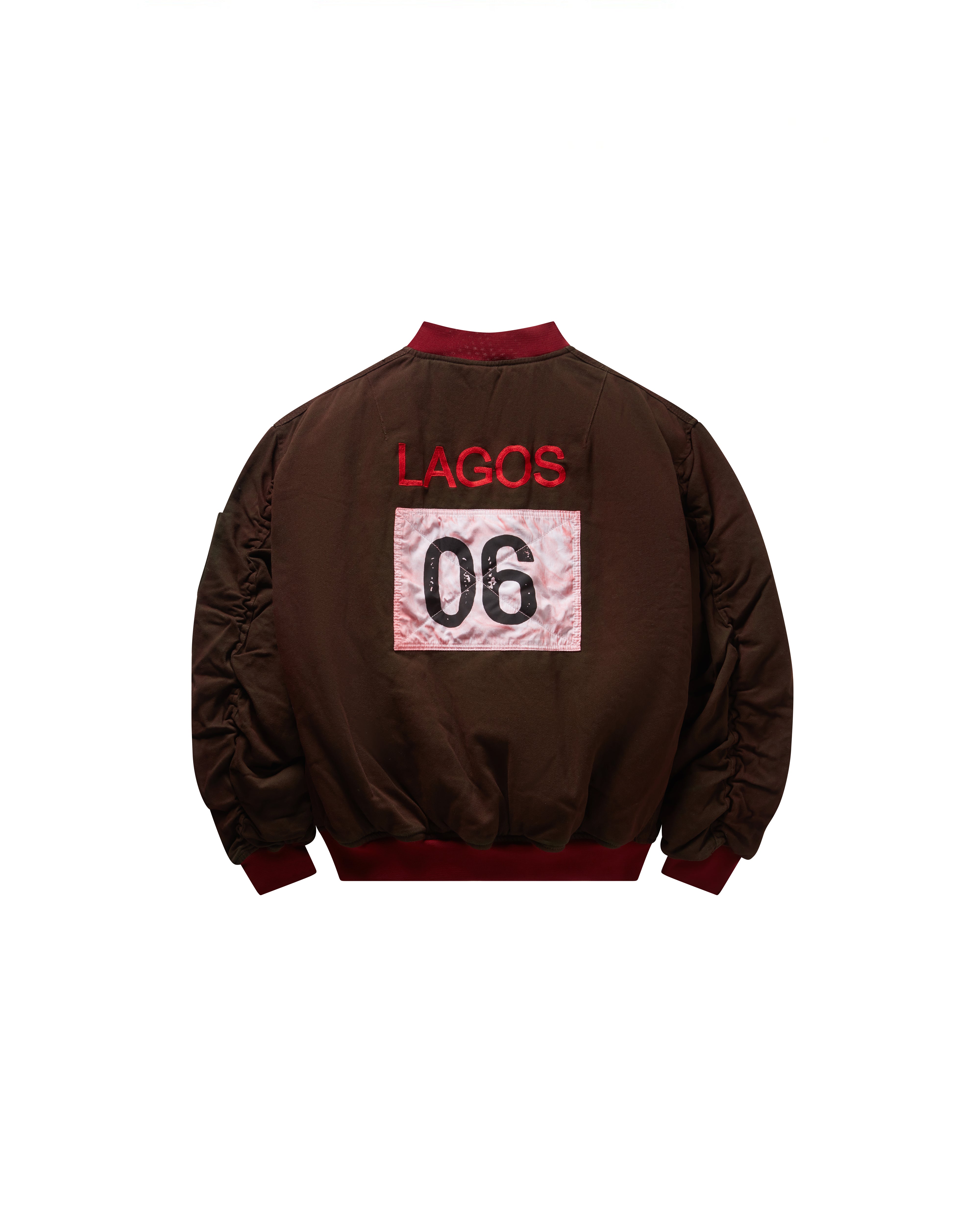 Mowalola LGS Reversible Bomber Jacke 2in1