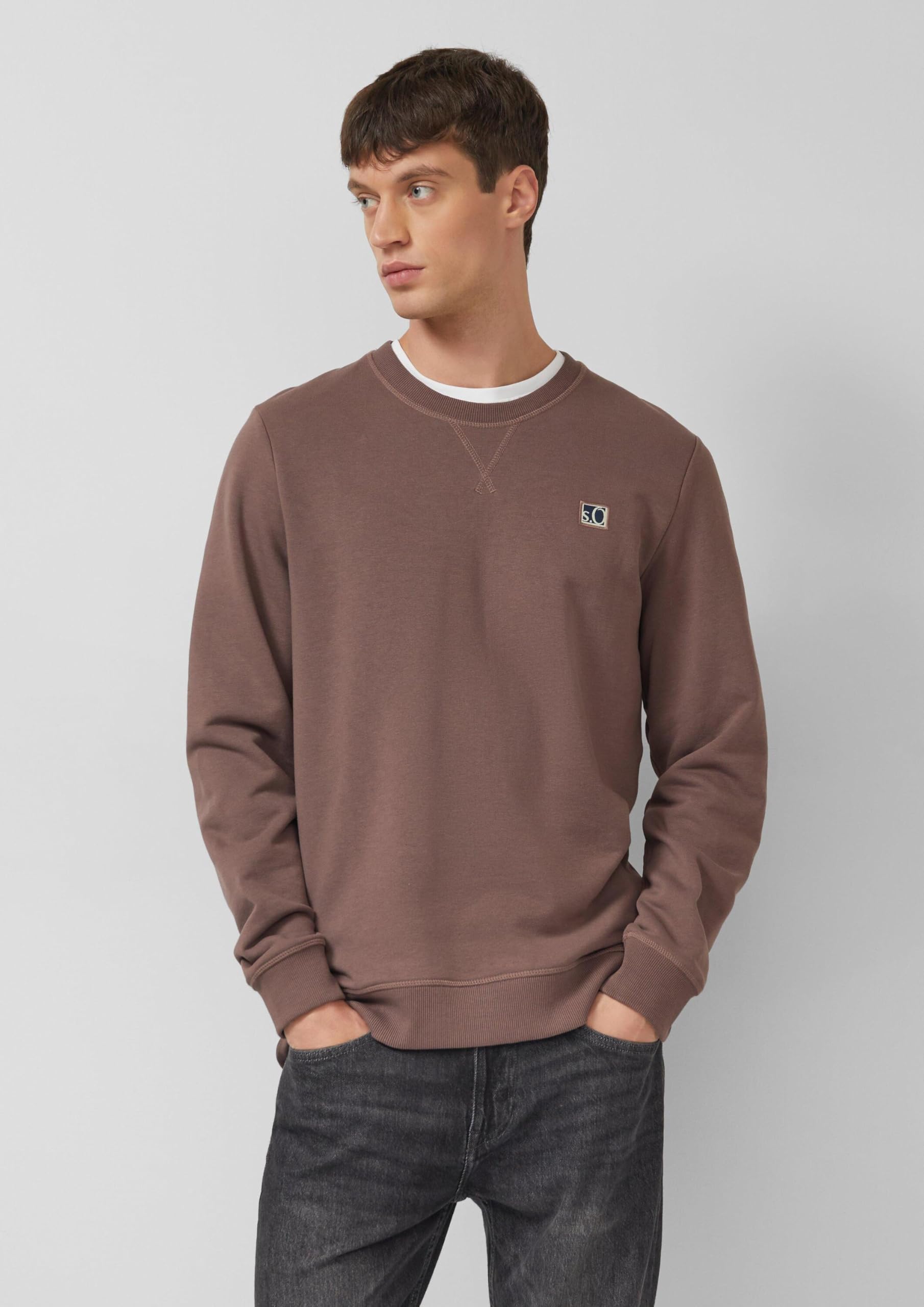 s.Oliver RED LABEL 2169152 Sweatshirt L braun