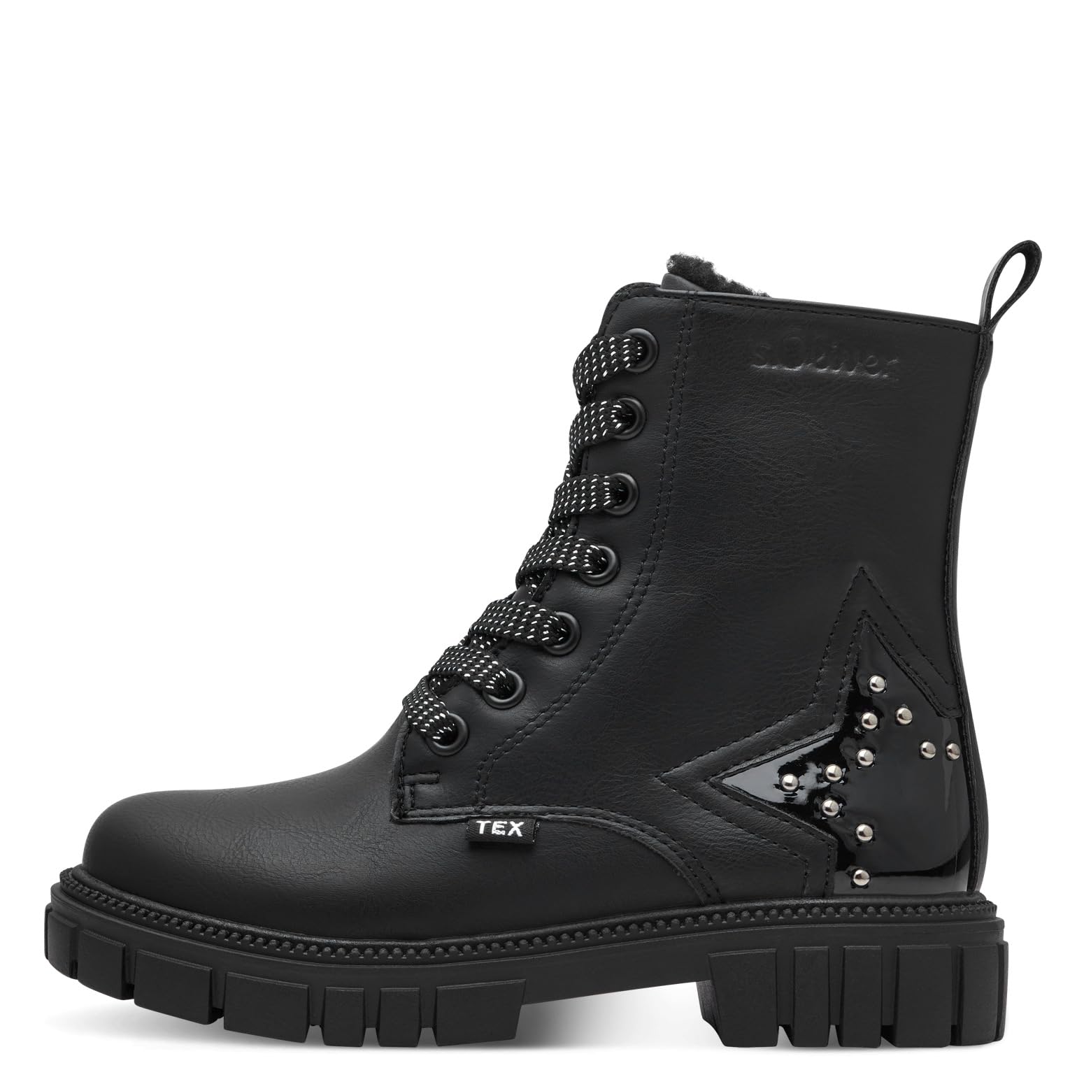 s.Oliver Junior Winterstiefeletten Mädchen 38 Schwarz