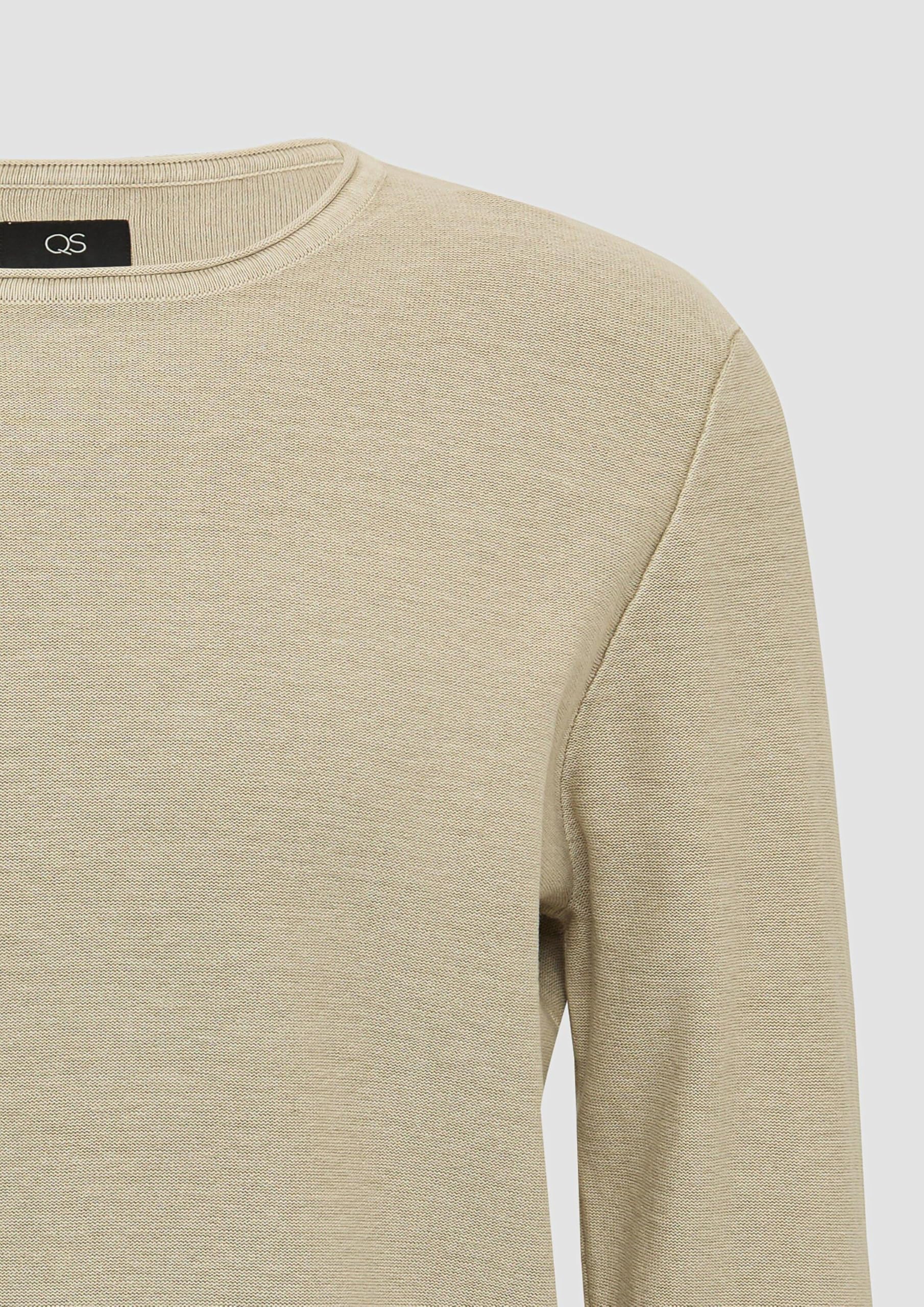 s.Oliver QS Gewaschener Strickpullover langarm