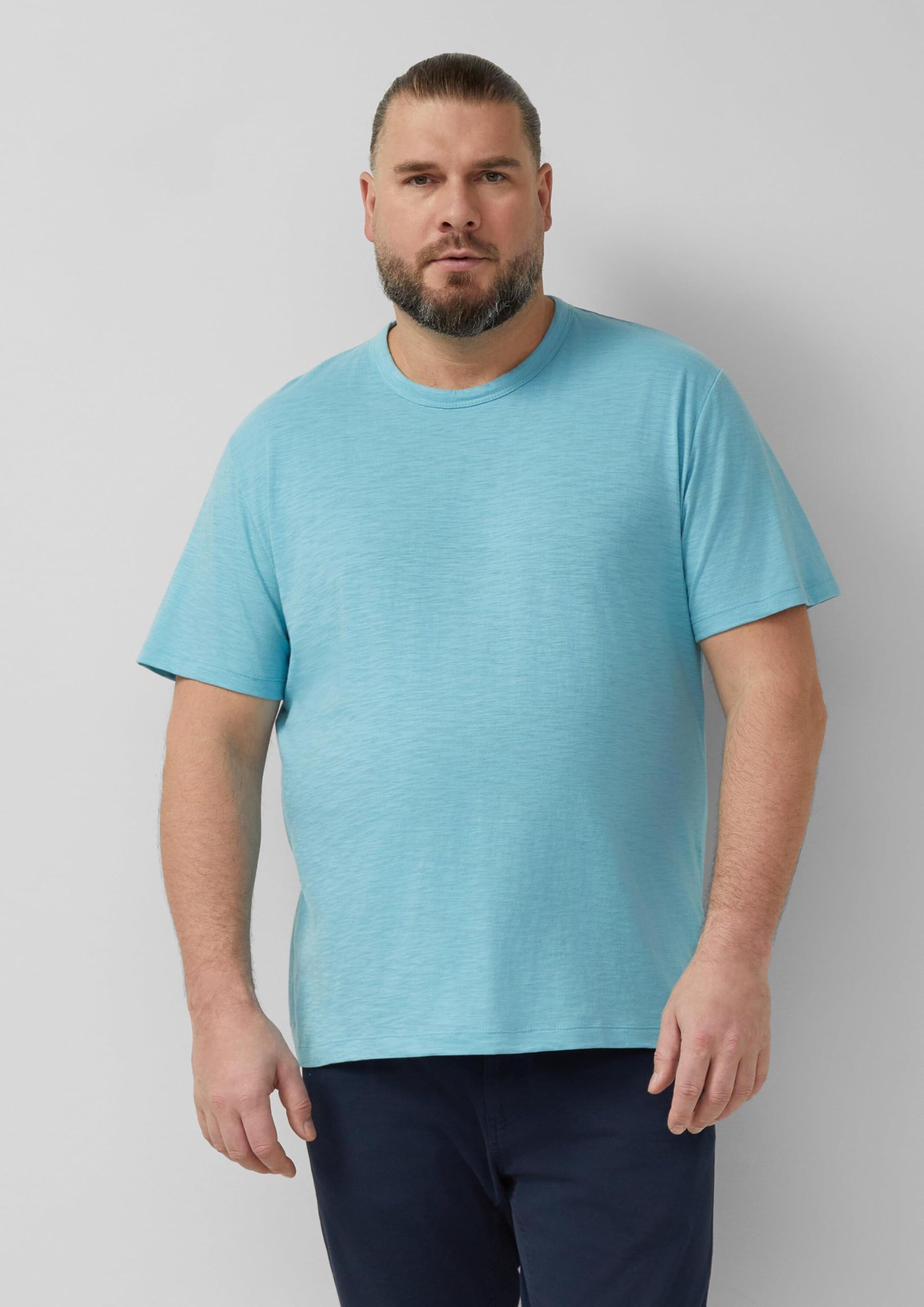 s.Oliver Herren T-Shirt Crew-Neck Big Size navy XXL