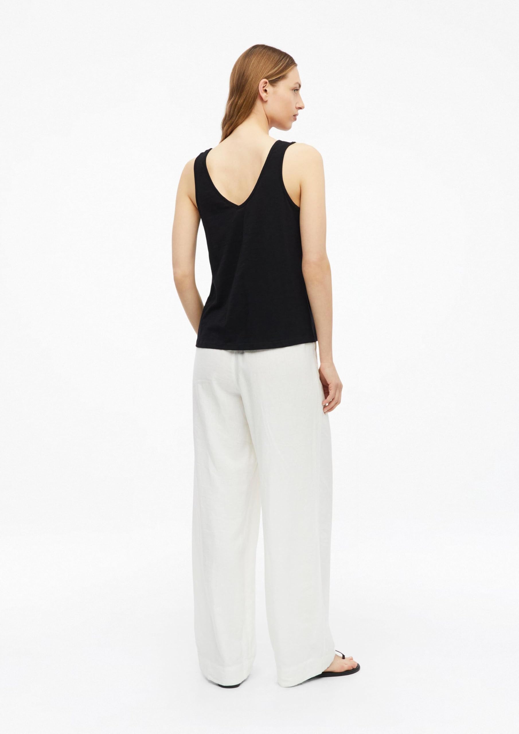 s.Oliver Red Label 2178732 Top V-Neck Weiß