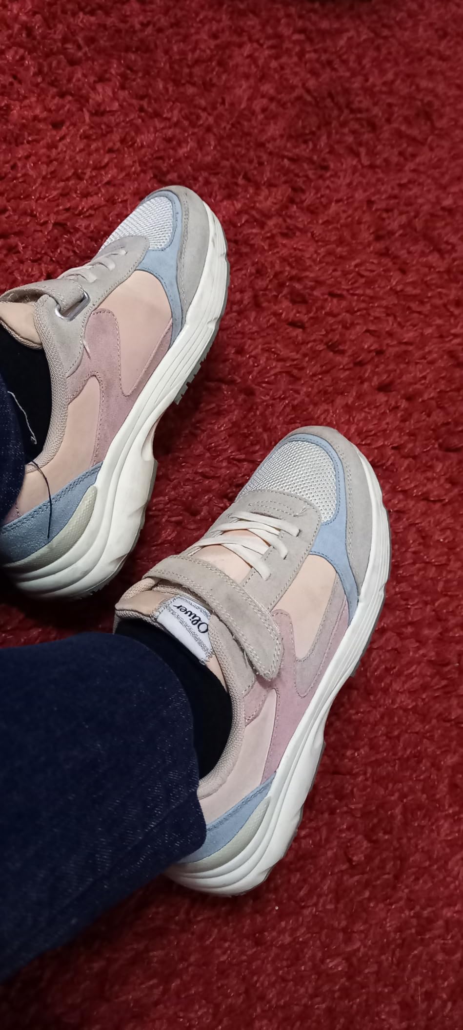 s.Oliver 5-5-43202-30 Sneaker Mädchen Mint Rose