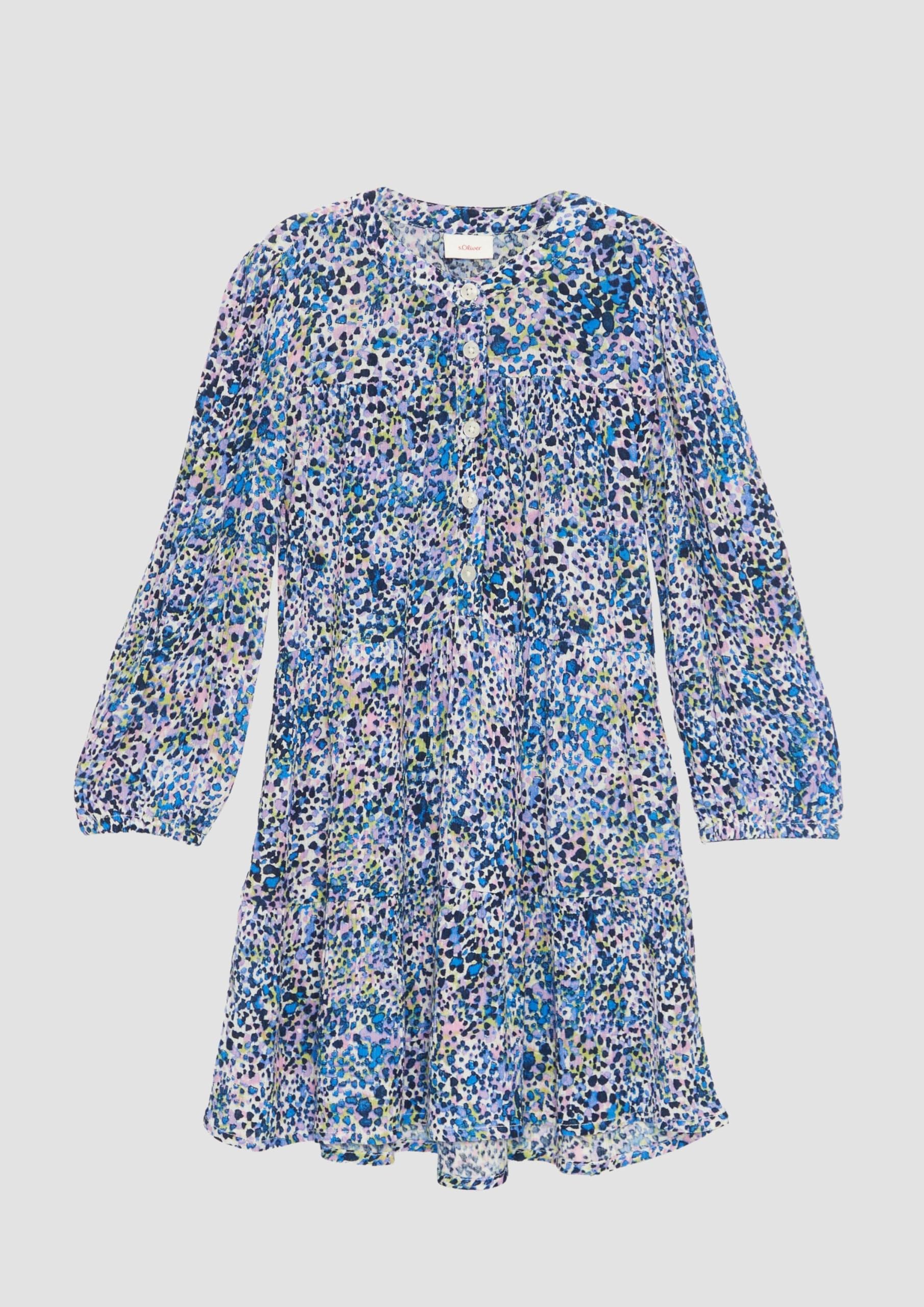 s.Oliver Junior Midikleid Viskosecrêpe 104 gemustert