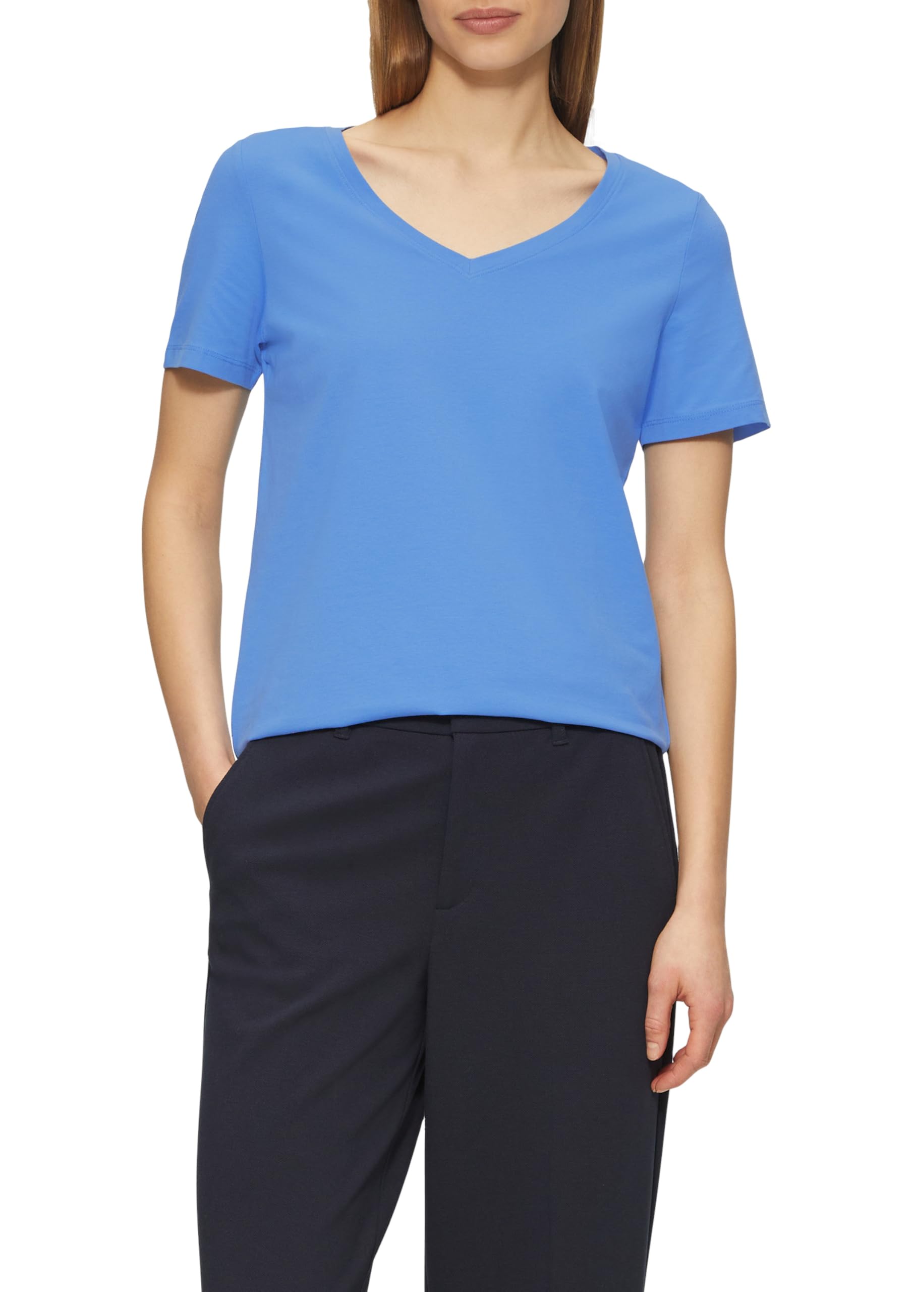 s.Oliver 2063182 T-Shirt Damen Baumwolle weiß